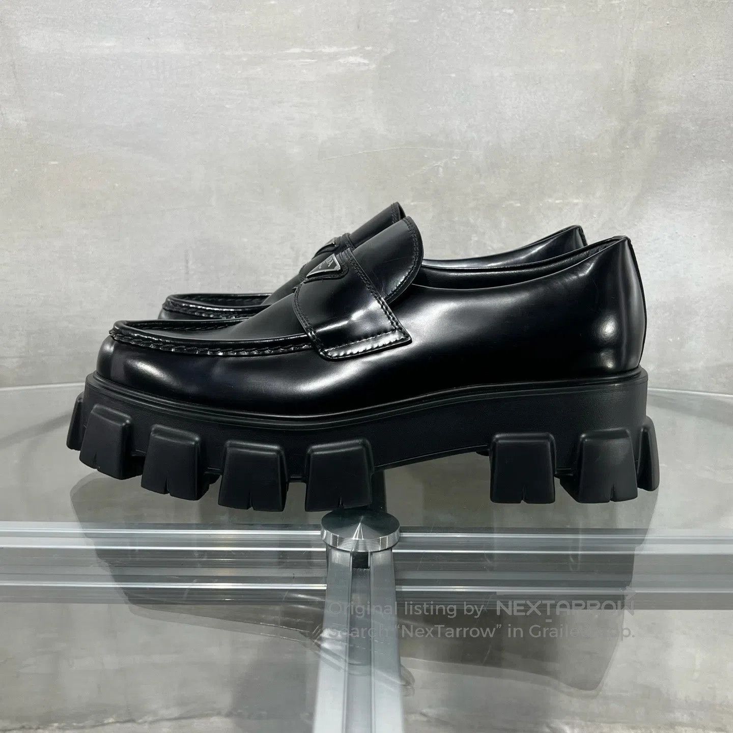 Prada Prada Monolith pointed triangular label; black, thick-sole Size US 8 / EU 41 - 3 Thumbnail