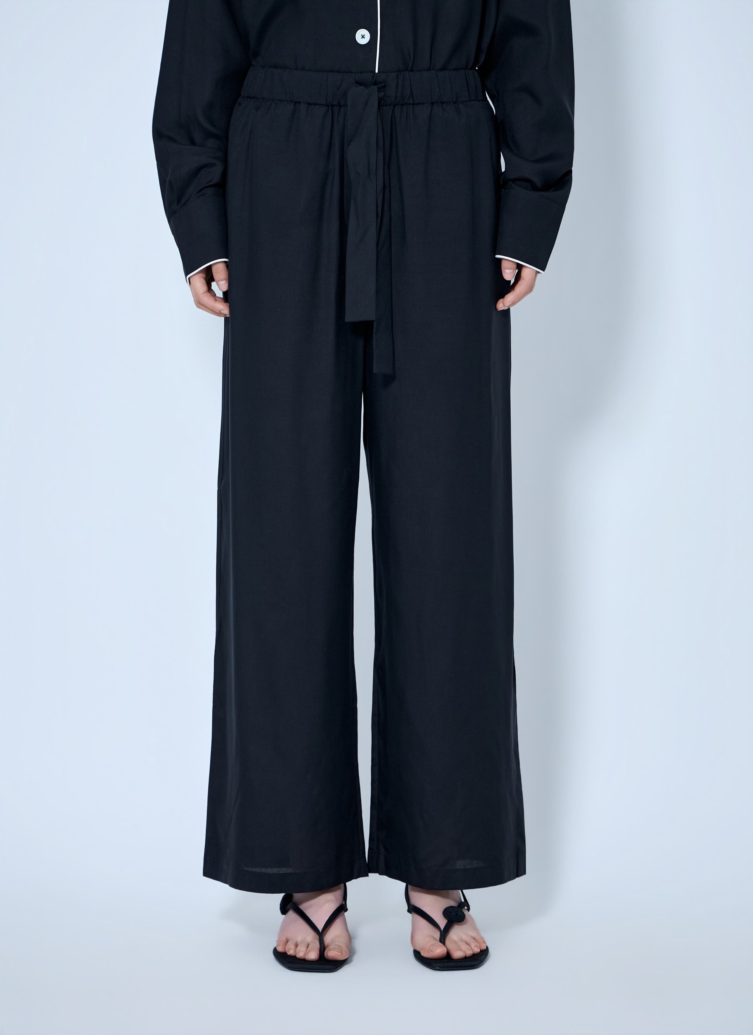 Toteme Toteme Piped Silk Trousers (FR 40) Size 28" / US 6 / IT 42 - 1 Thumbnail