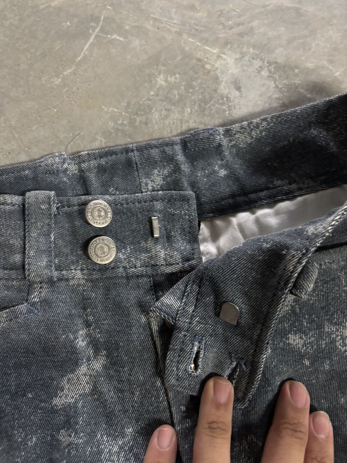 Tornado Mart TORNADO MART super flare japanese denim sick design punk Size US 29 - 4 Thumbnail