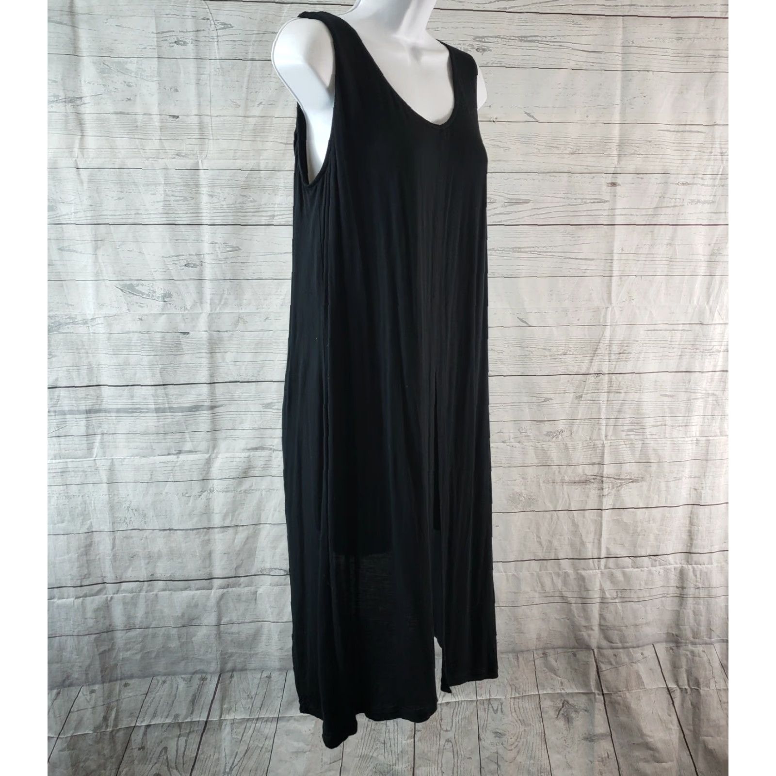 Vintage Cabi 3243 Womens Beyond Tee Sz Medium Black Layered Tunic Sleeveless Shirt Blouse M Size M / US 6-8 / IT 42-44 - 3 Thumbnail
