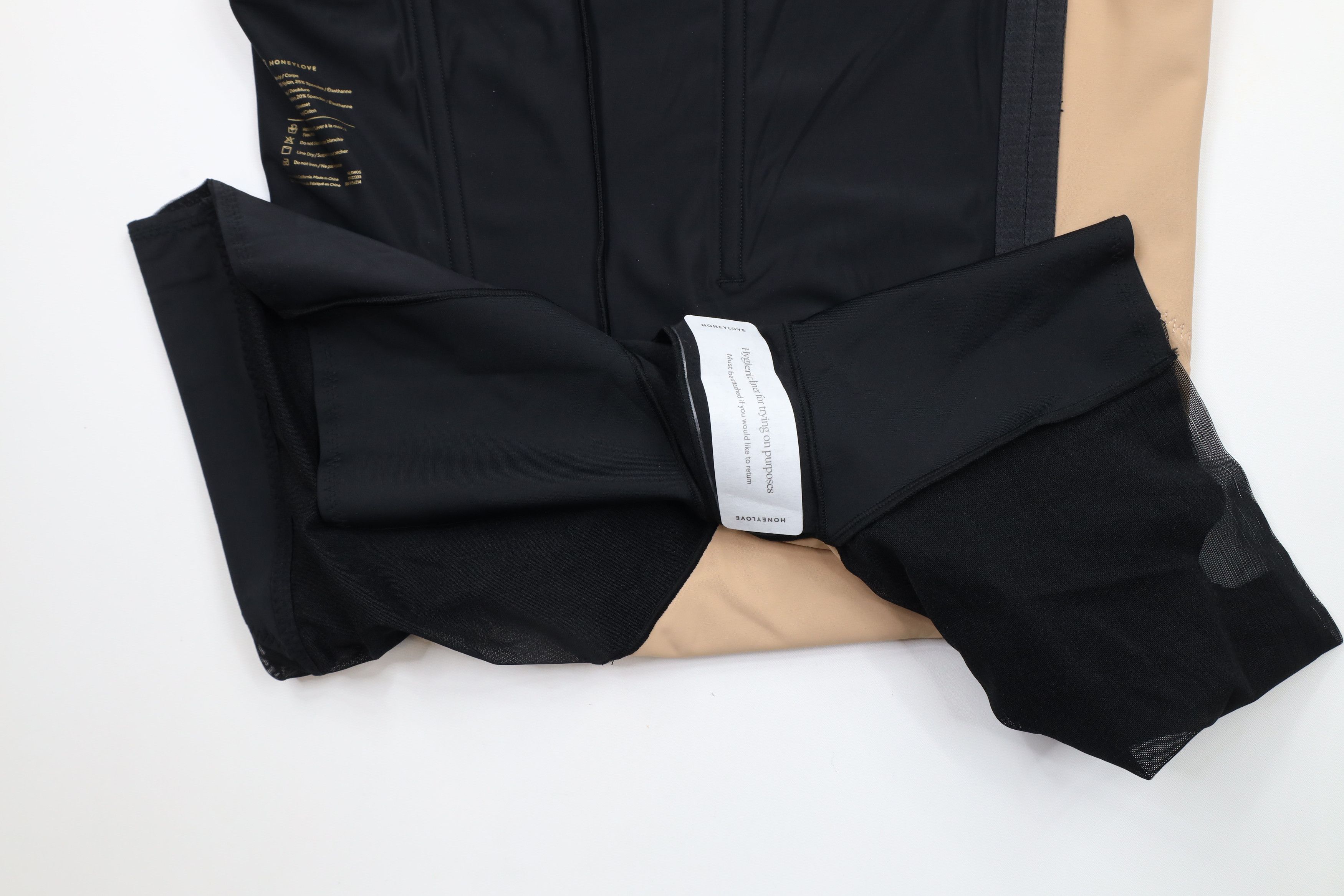 Vintage New Honeylove SuperPower Shorts Shapewear Runway Black Size 36" / US 14 / IT 50 - 7 Thumbnail