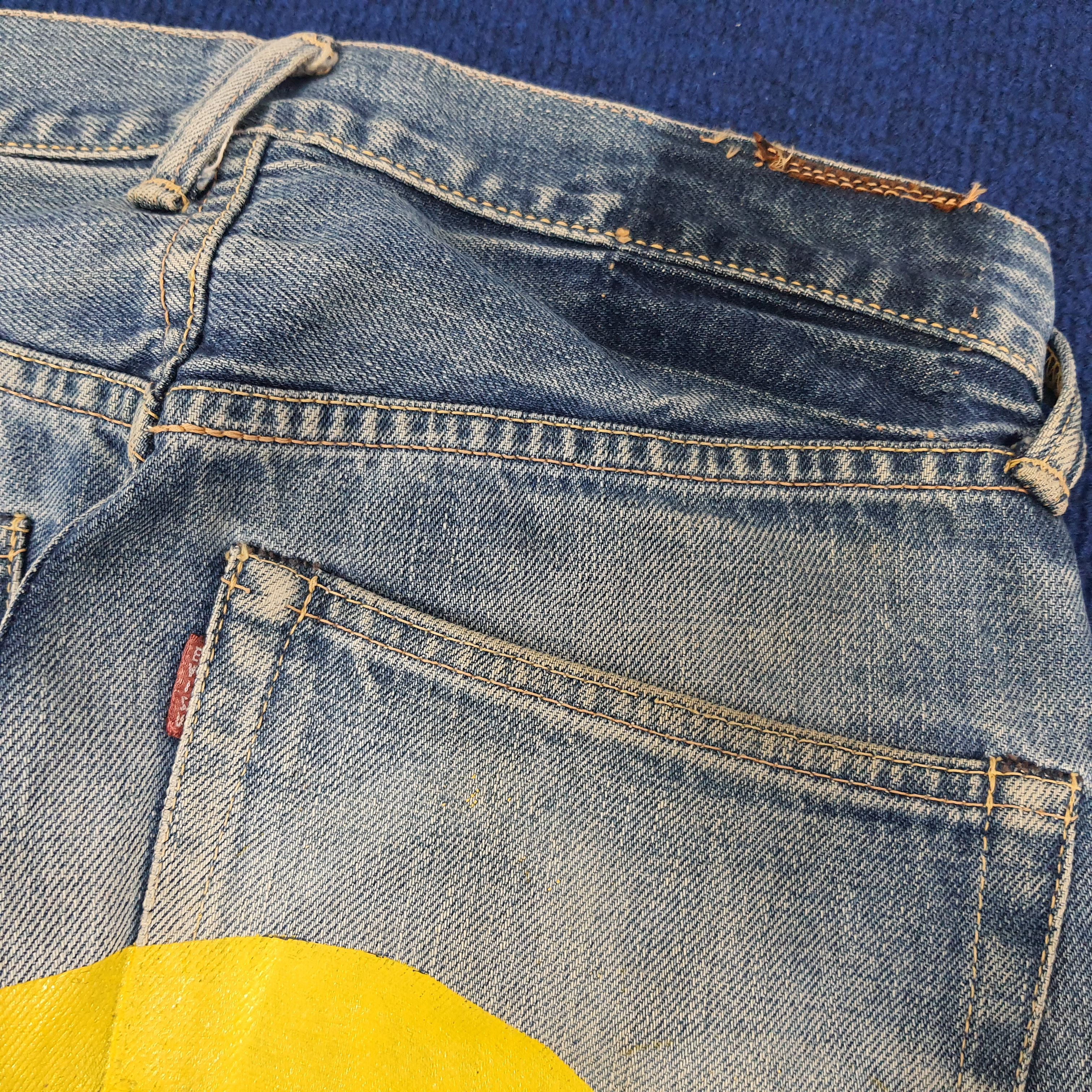 Evisu × Japanese Brand × Vintage Vintage Evisu Salvadge Japan Brand Custom Daicock Jeans Size US 27 - 3 Thumbnail