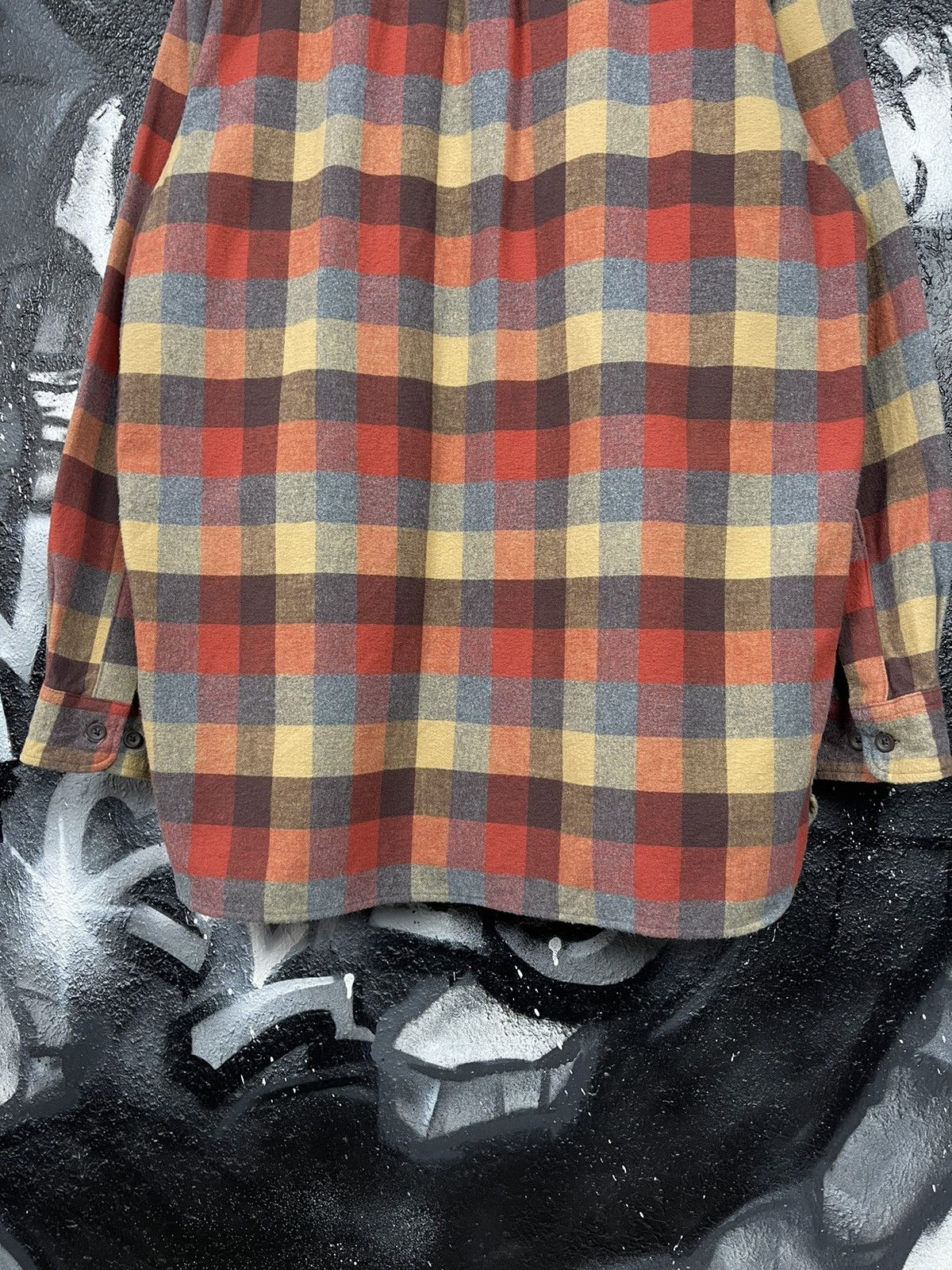 L.L. Bean × Vintage L.L Bean Chamois Plaid Shirt Men’s Traditional Fit Size US L / EU 52-54 / 3 - 7 Thumbnail