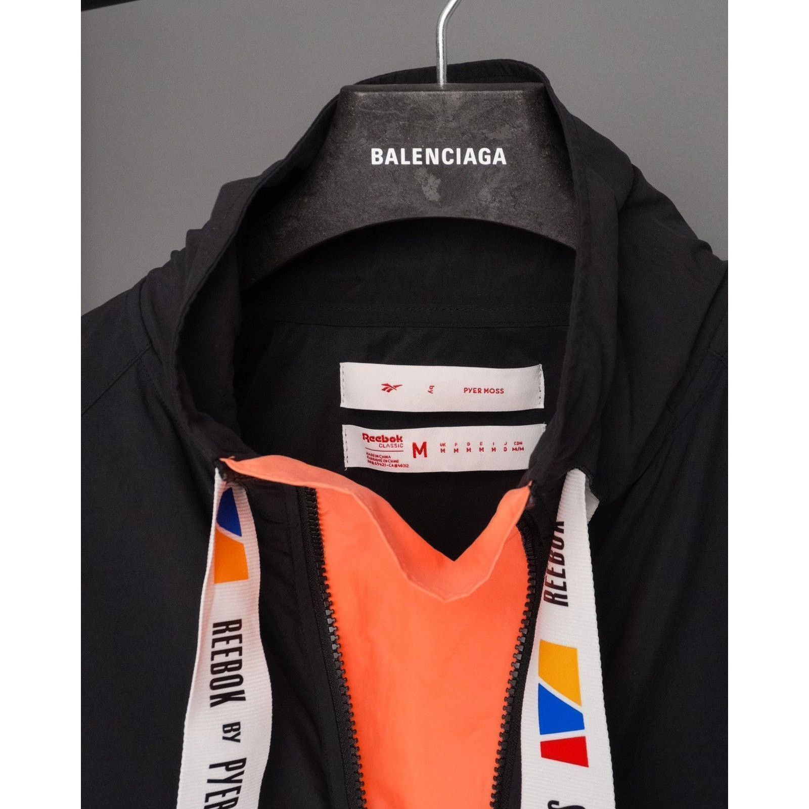 Pyer Moss × Reebok Reebok pyer moss black oversized windbreaker zip jacket Size US M / EU 48-50 / 2 - 5 Thumbnail