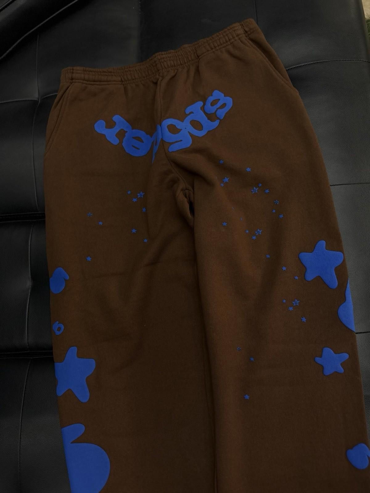 Other Size XL - Sp5der Worldwide Brown/Blue Sweats Authentic Size US 40 / EU 56 - 3 Thumbnail
