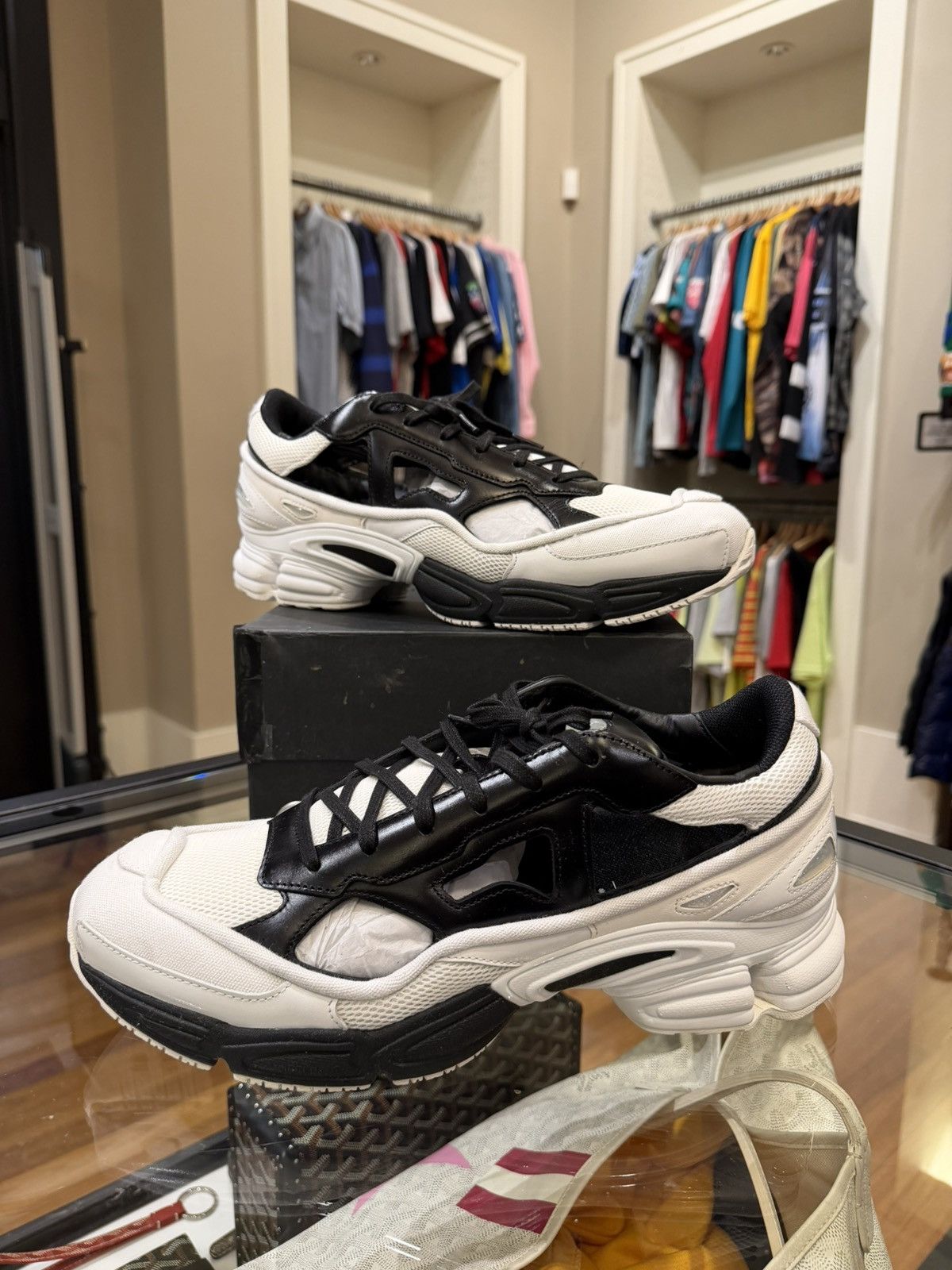 Adidas × Raf Simons Adidas x Raf Simmons Replicant Ozweego - White Size US 12 / EU 45 - 1 Thumbnail