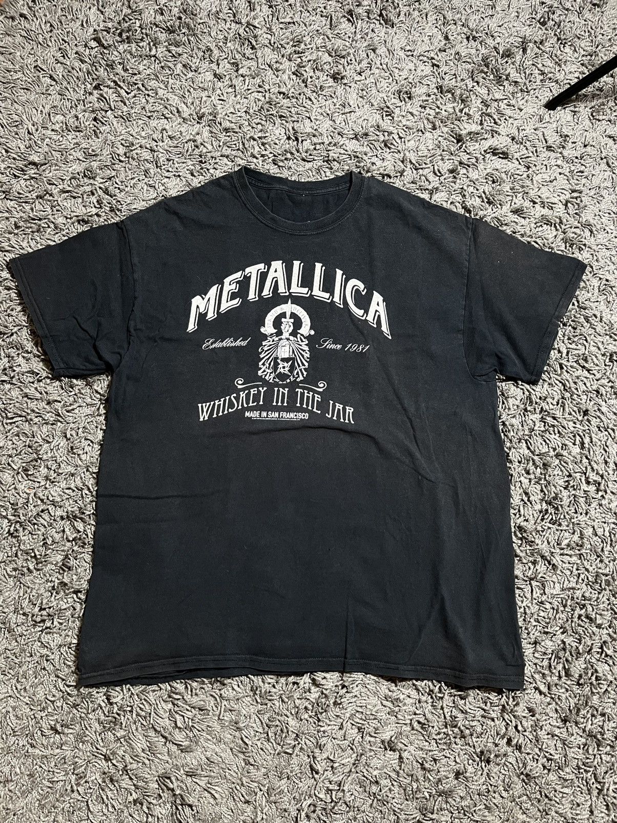 Metallica METALLICA WHISKEY IN THE JAR TOUR BAND Y2K TEE Size US XL / EU 56 / 4 - 2 Thumbnail