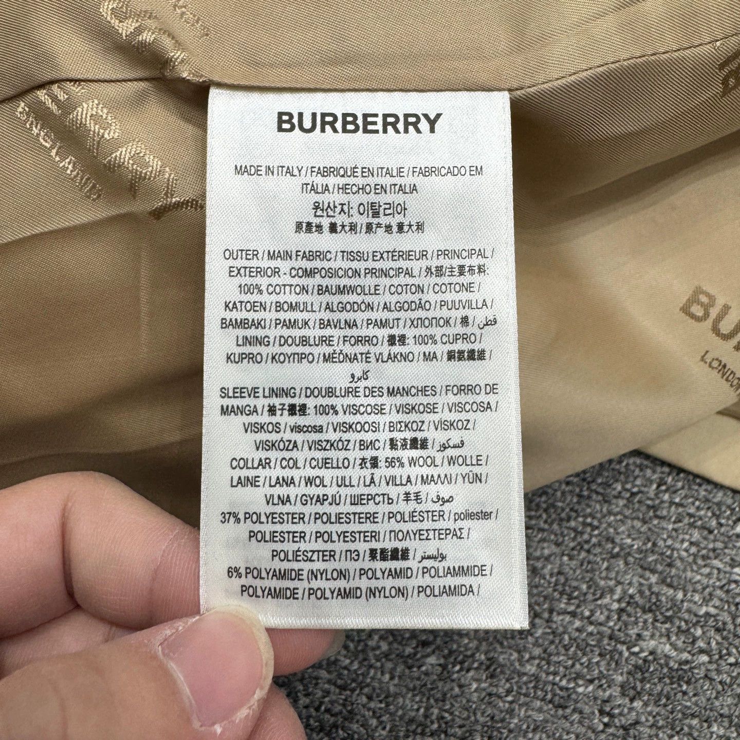 Burberry Burberry Monster Print Coat 52 Size US L / EU 52-54 / 3 - 3 Thumbnail