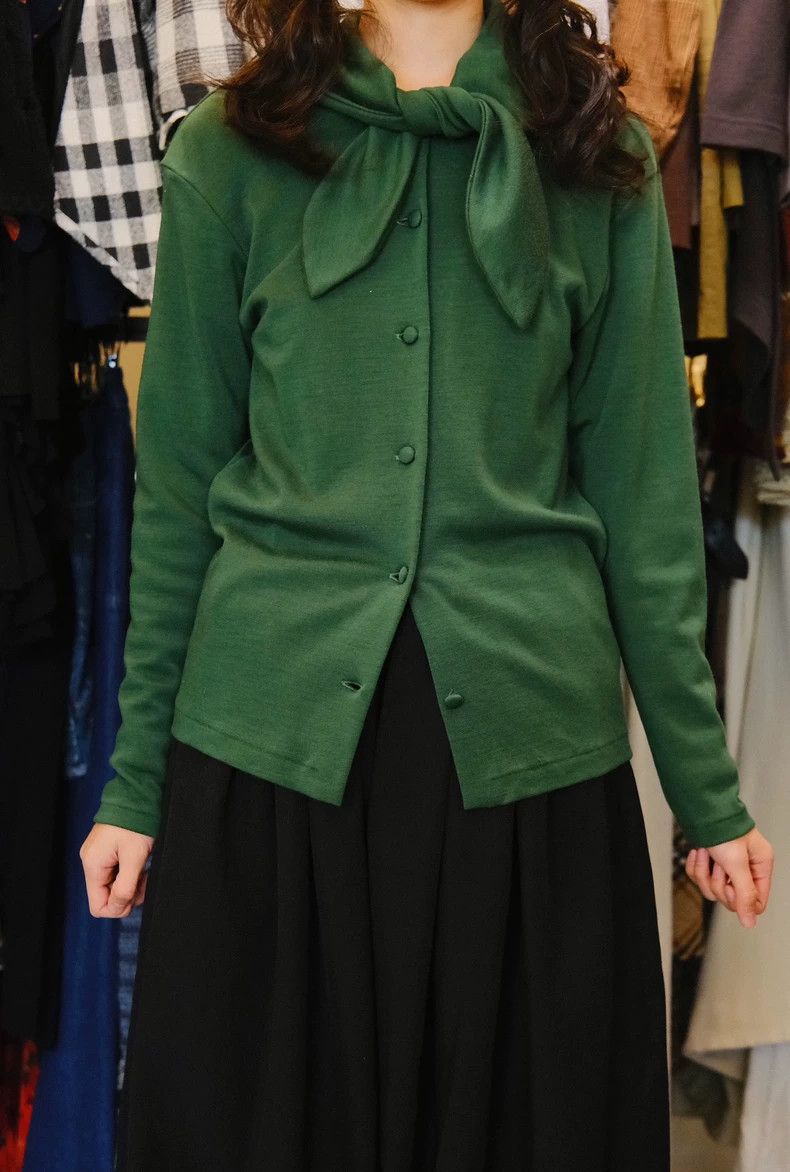 Kenzo KENZO Green knit wool sweater Size XS / US 0-2 / IT 36-38 - 3 Thumbnail
