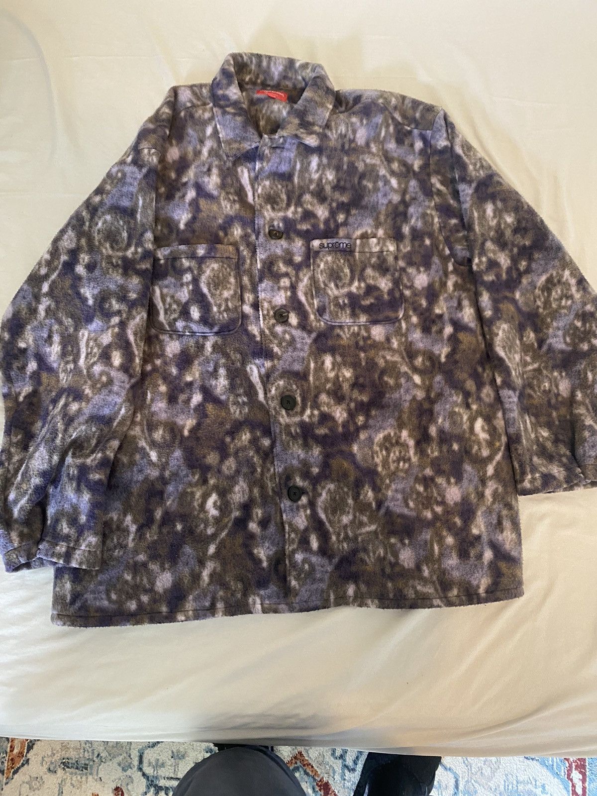 image of Supreme Paisley Purple Xl, Men's