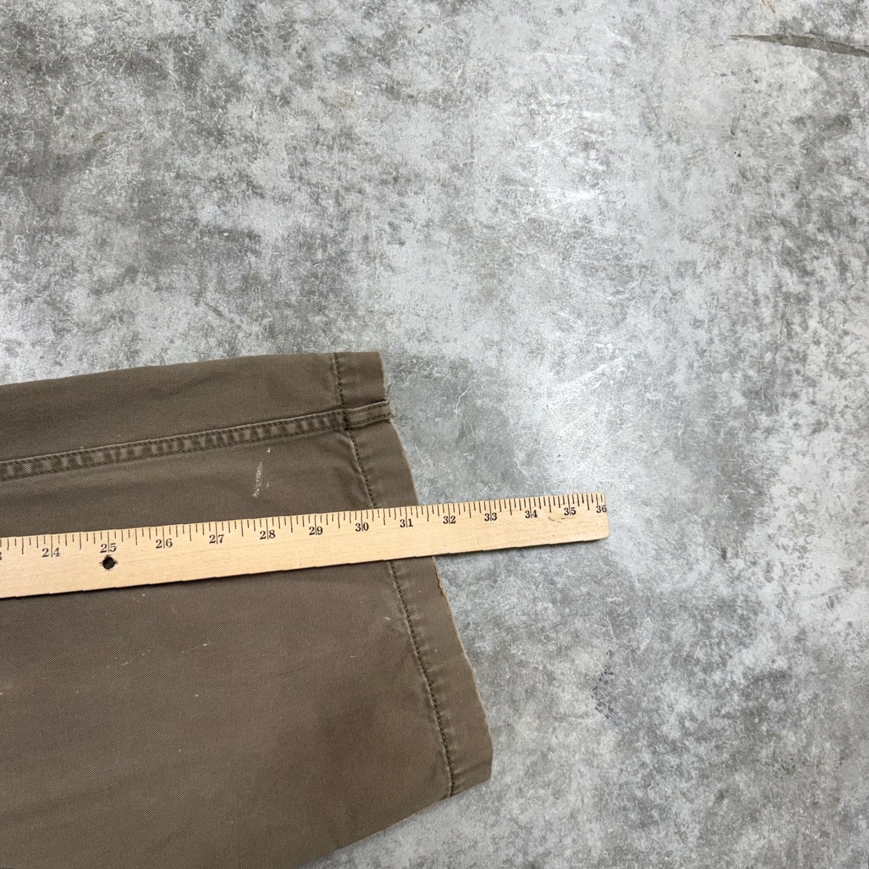 Gap GAP Cargo Pants Mens Brown Standard Cargo Workwear Utility Pockets Relaxed Twill Size US 33 - 7 Thumbnail