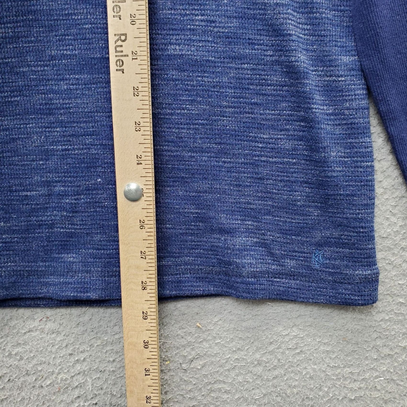 Ike Behar IKE BEHAR Sweater Mens M Blue Knit Stretch Long Sleeve Henley Pullover Size US M / EU 48-50 / 2 - 5 Thumbnail
