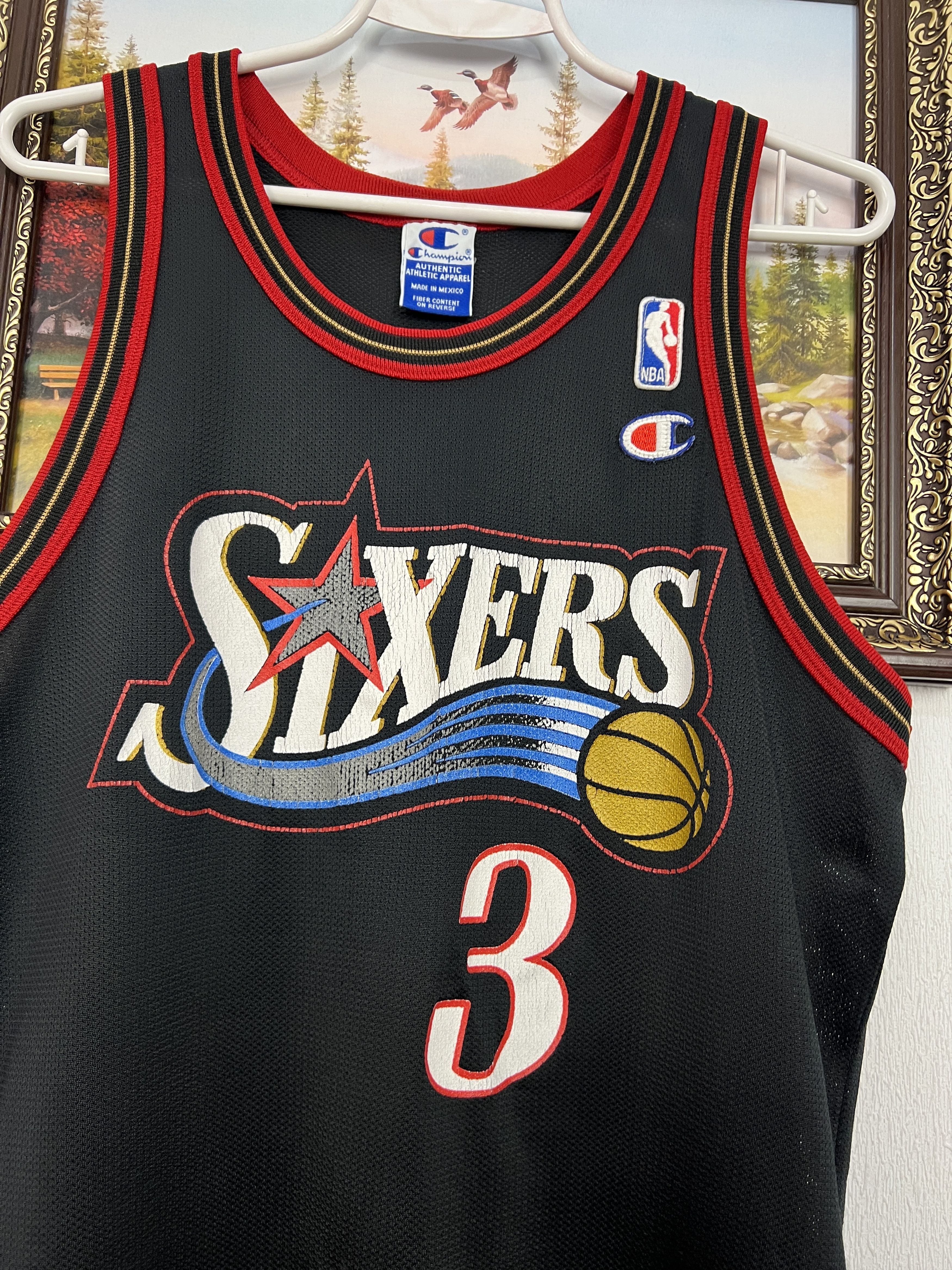 Champion Vintage 76ers Philadelphia Sixers Allen Iverson NBA Jersey Size US M / EU 48-50 / 2 - 3 Thumbnail
