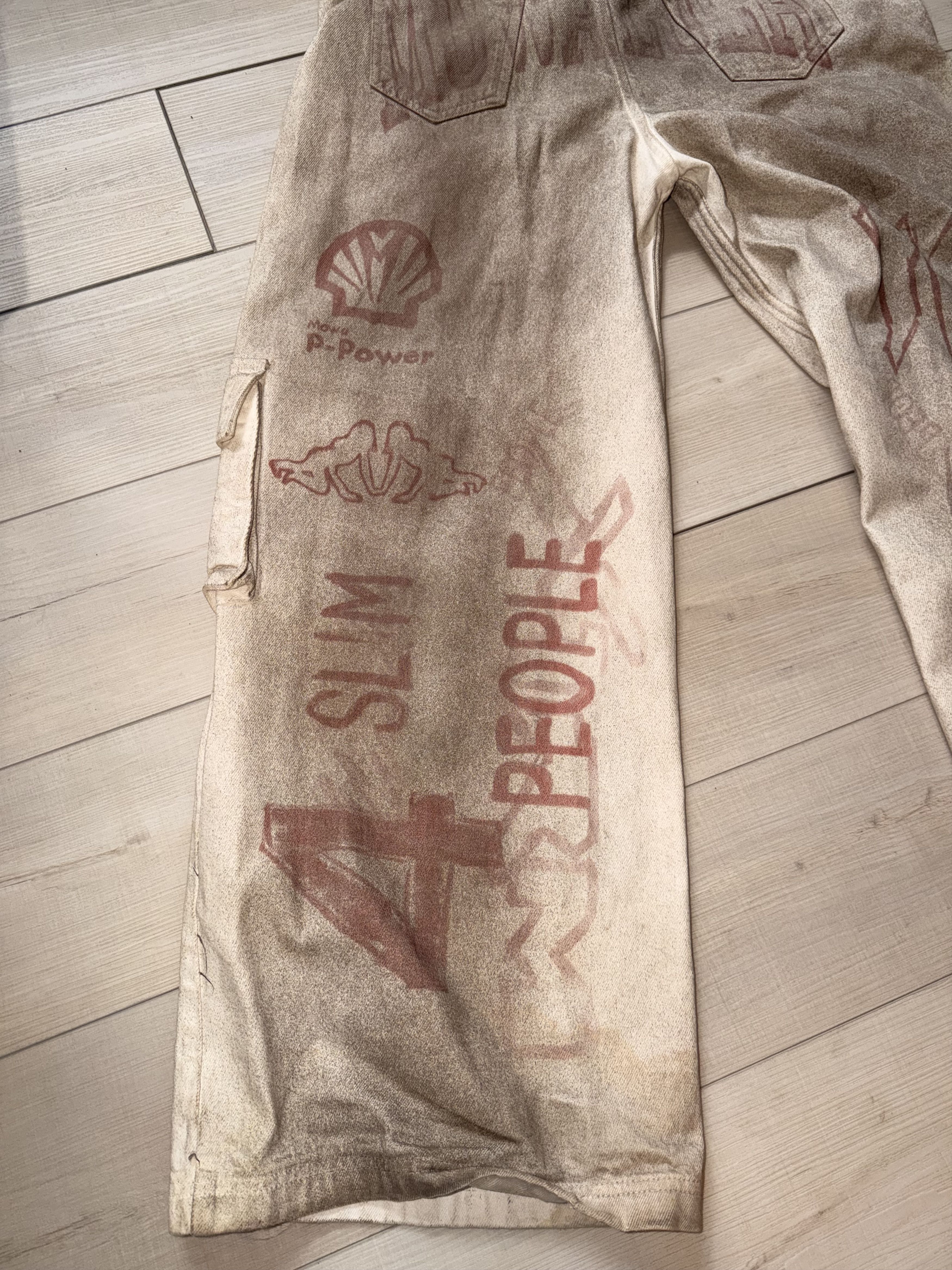 Travis Scott Cactus Jack Travis Scott x MOWALOLA Logo Trousers 'Ash Size US 32 / EU 48 - 5 Thumbnail