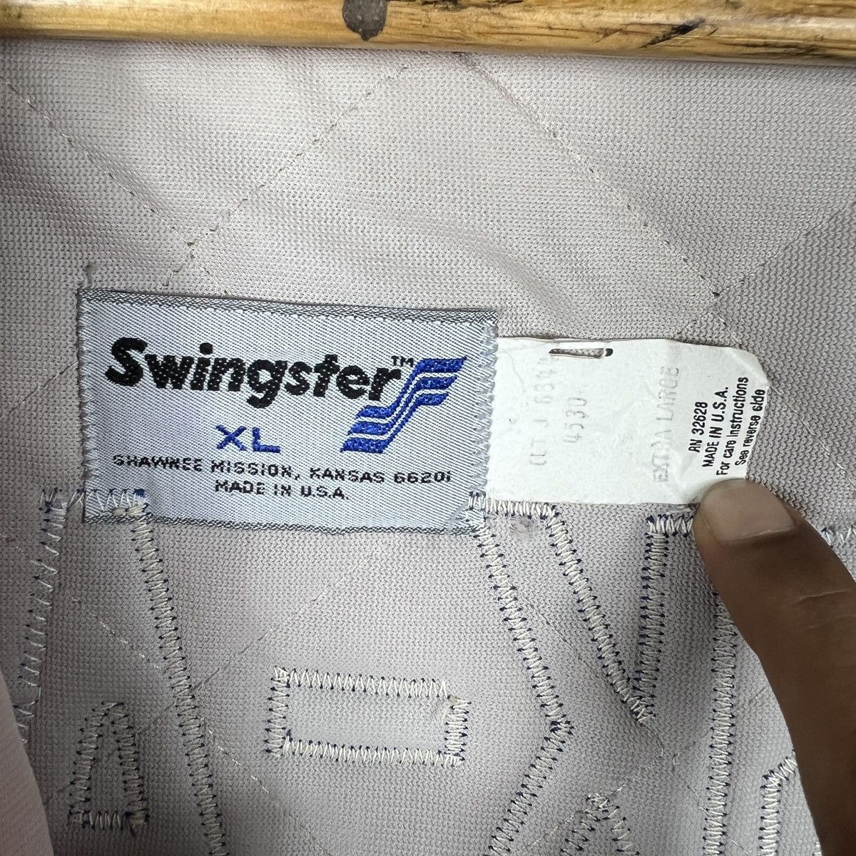 Swingster 🔥 Vintage Swinster Bomber Jacket Made In Usa Size US XL / EU 56 / 4 - 13 Thumbnail