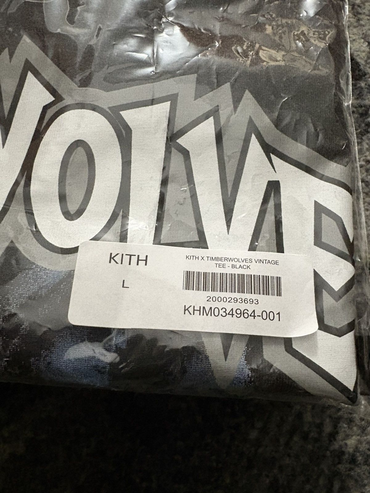 Kith × NBA KITH X TIMBERWOLVES VINTAGE TEE - BLACK Size US L / EU 52-54 / 3 - 3 Thumbnail