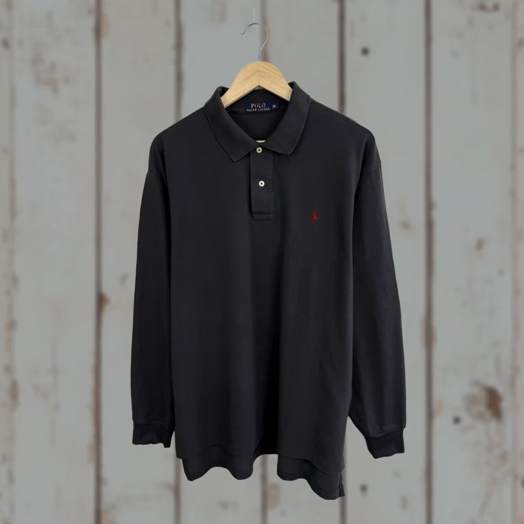 Ralph Lauren Polo Ralph Lauren Classic Long Sleeve Red Pony Rare Retro XL Mens Shirt Size US XL / EU 56 / 4 - 1 Thumbnail