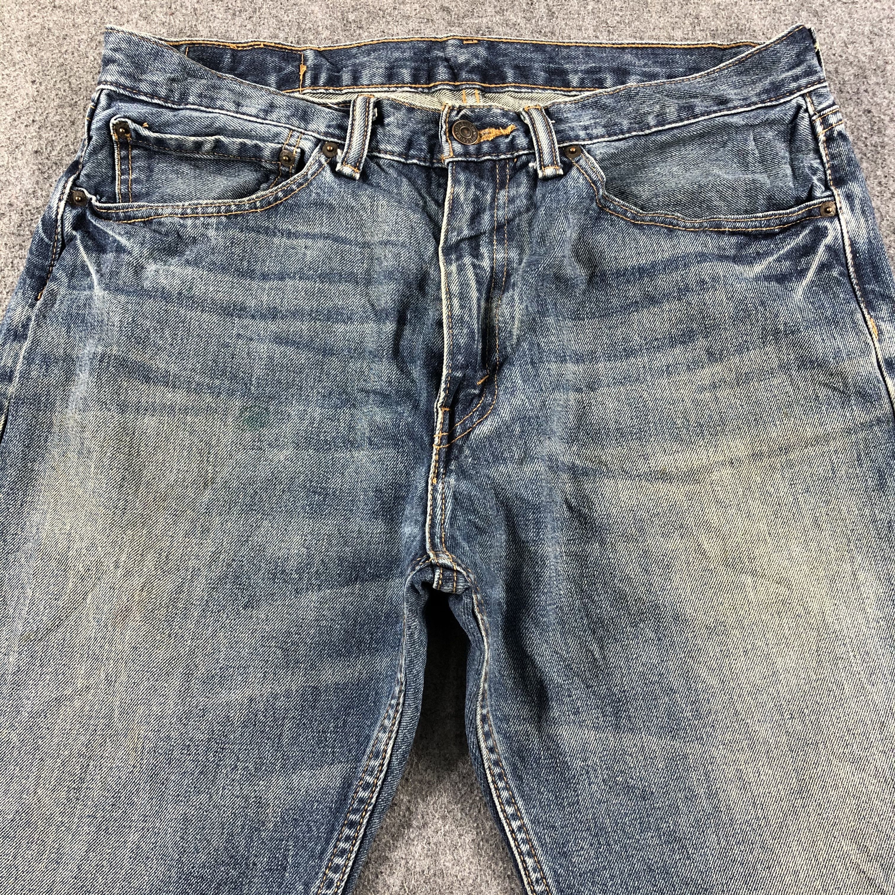 Levi's Vintage Blue Wash Levis 505 Jeans-J2663 Size US 34 / EU 50 - 3 Thumbnail