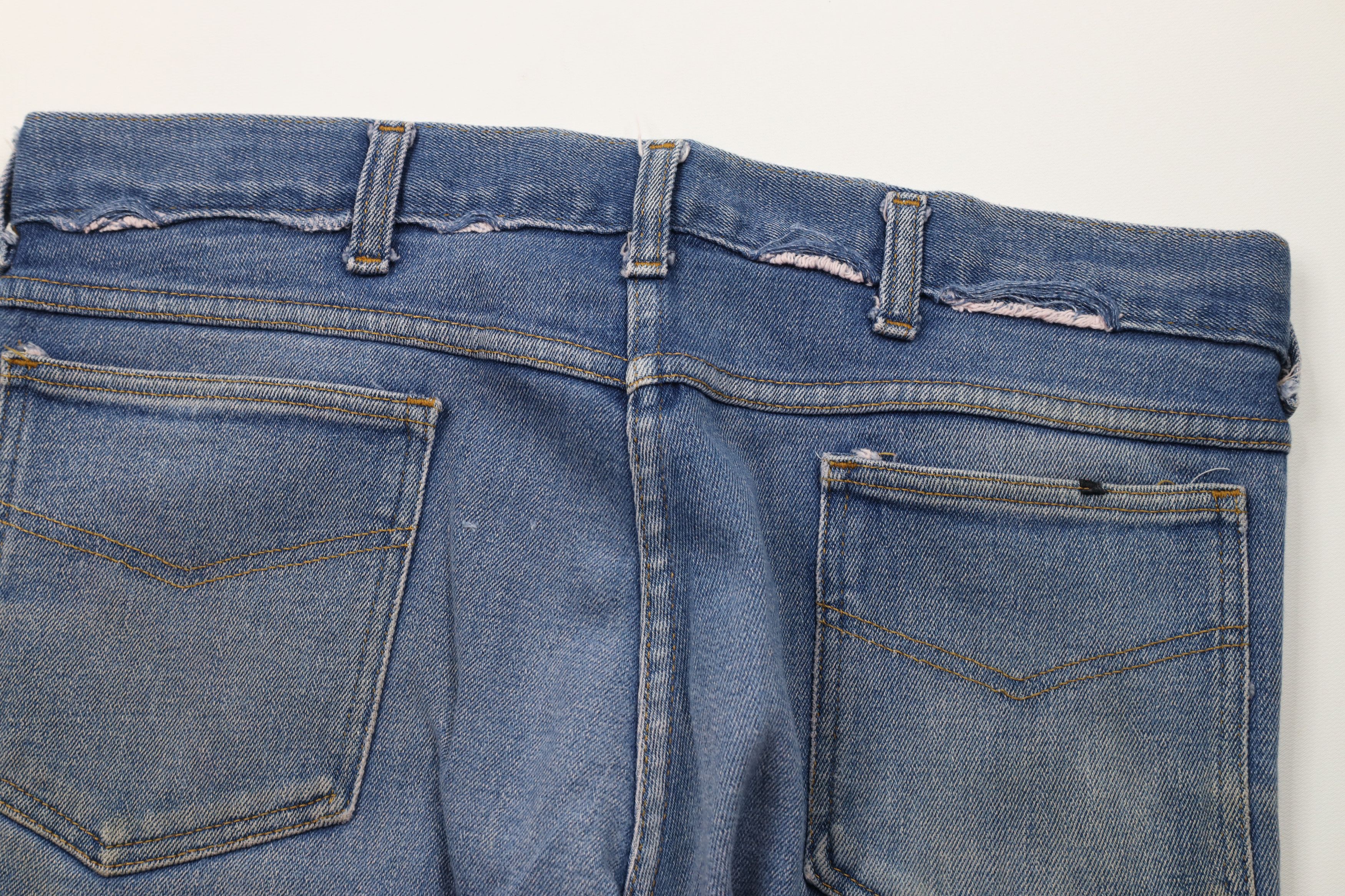 Vintage Vintage 70s Streetwear Wide Leg Bell Bottoms Denim Jeans USA Size US 36 / EU 52 - 13 Thumbnail
