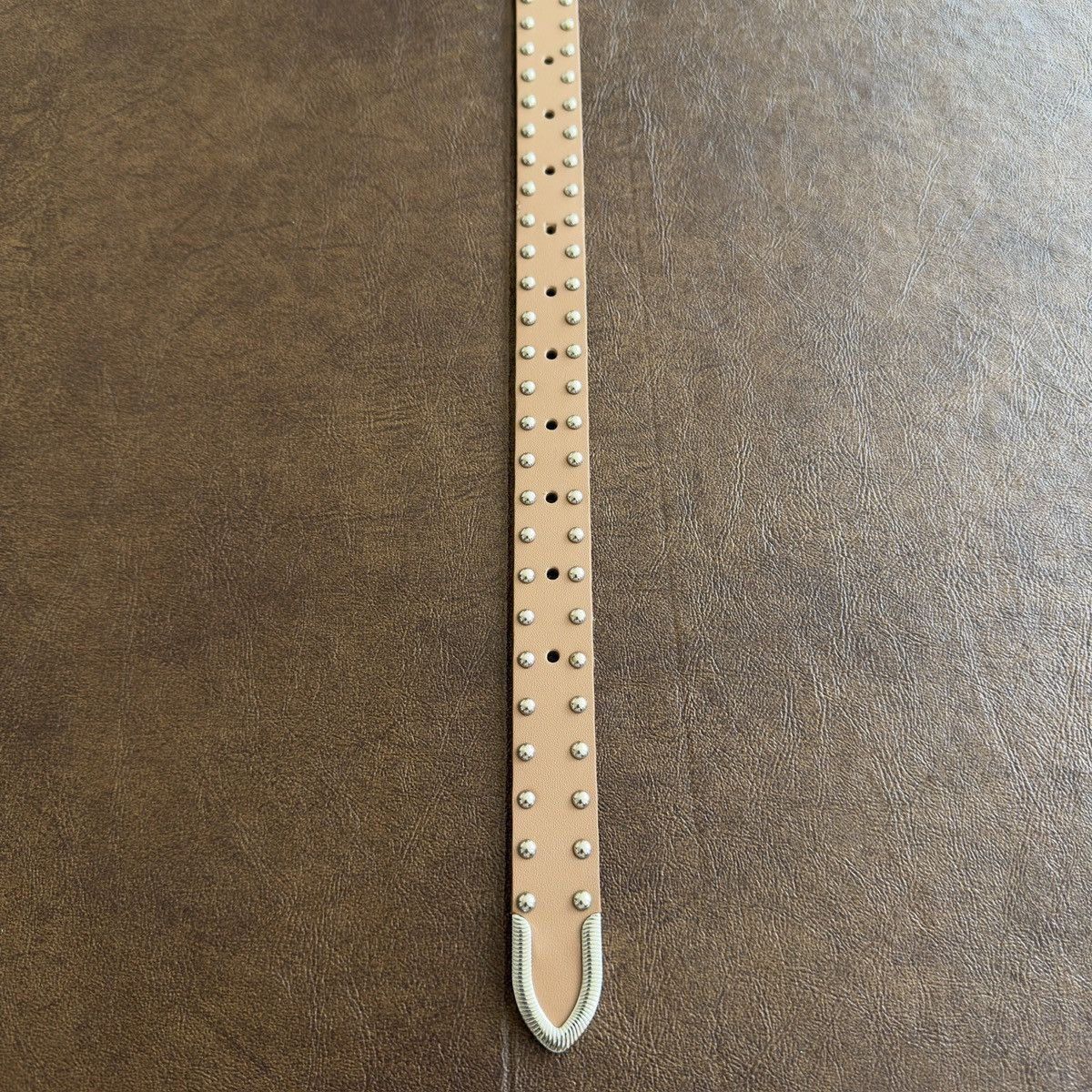 semanticdesign Studded Western Leather Belt Size 32 - 4 Thumbnail