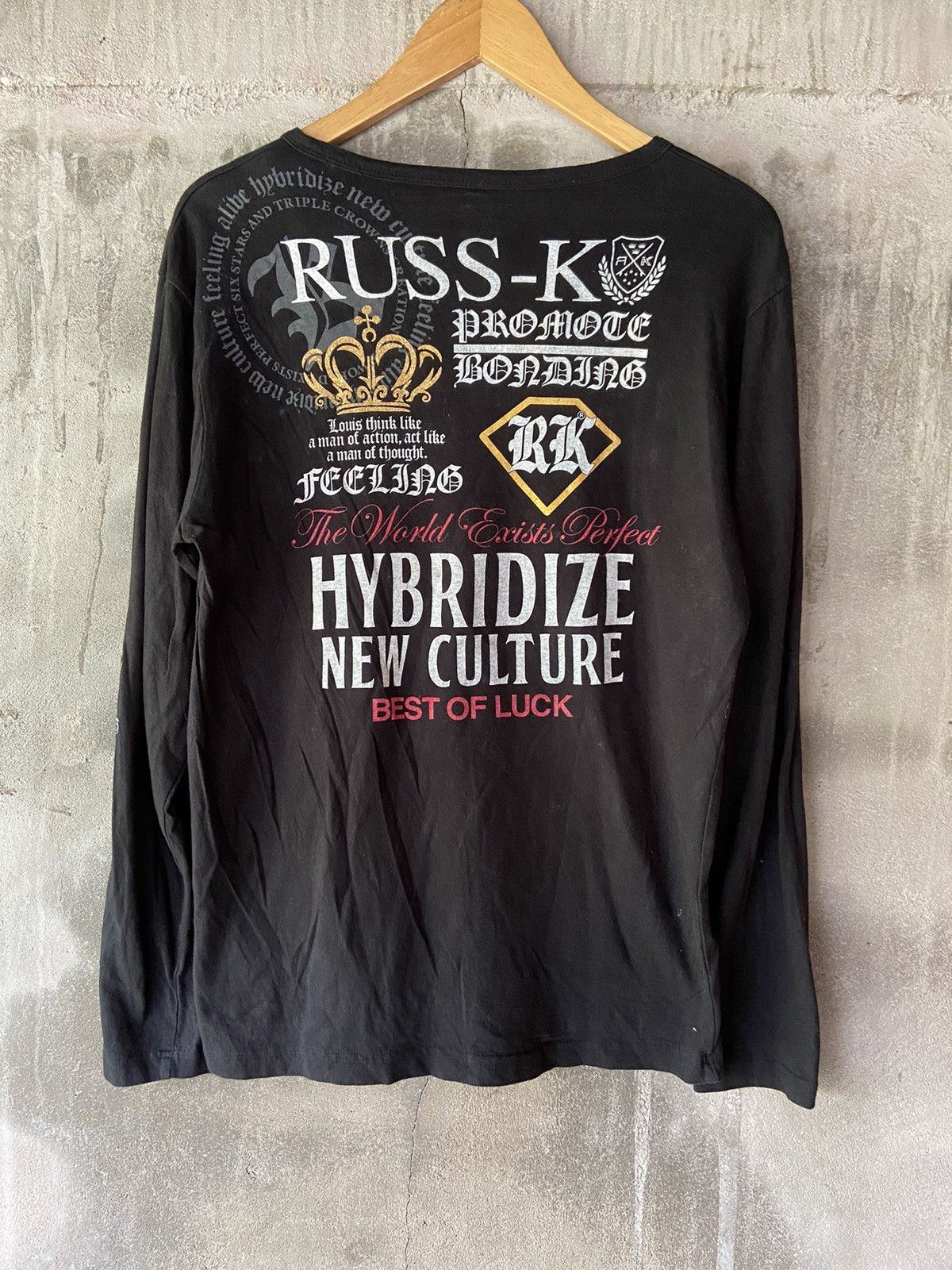 Beauty Beast × Hysteric Glamour × Japanese Brand FEELING ALIVE HYBRIDZE NEW CULTURE BEST OF LUCK LONG SLEEVE Size US L / EU 52-54 / 3 - 2 Thumbnail