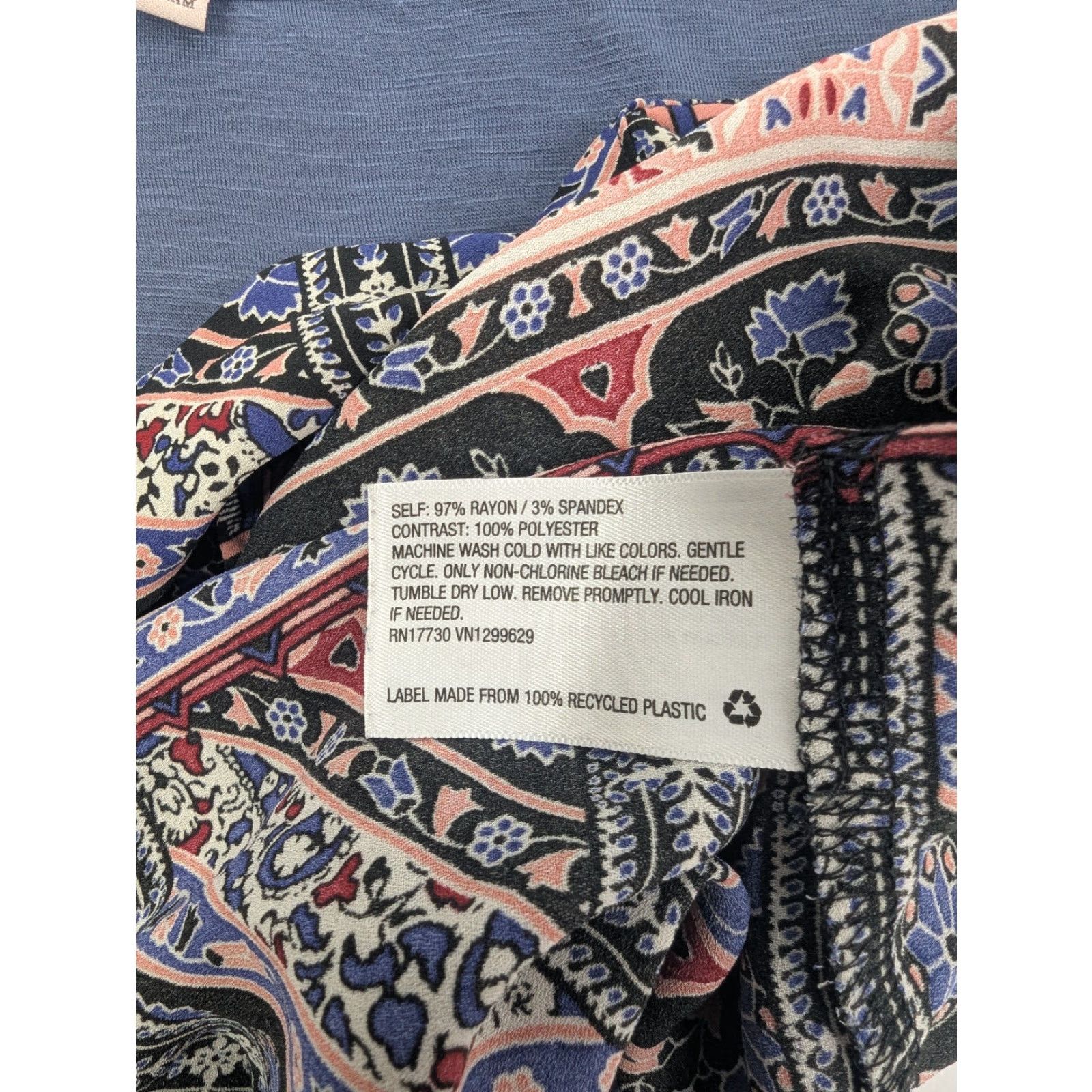 Vintage Knox Rose Short Sleeve Boxy Floral Shirt Top Womens Size Large Stretch Pocket Shirt Size L / US 10 / IT 46 - 5 Thumbnail