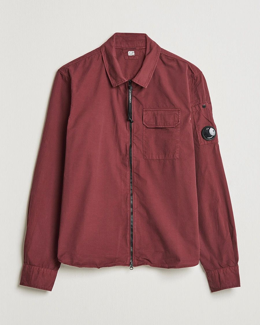 C.P. Company o1y1224 Solid Color Shirt in Burgundy Size US XS / EU 42 / 0 - 1 Thumbnail