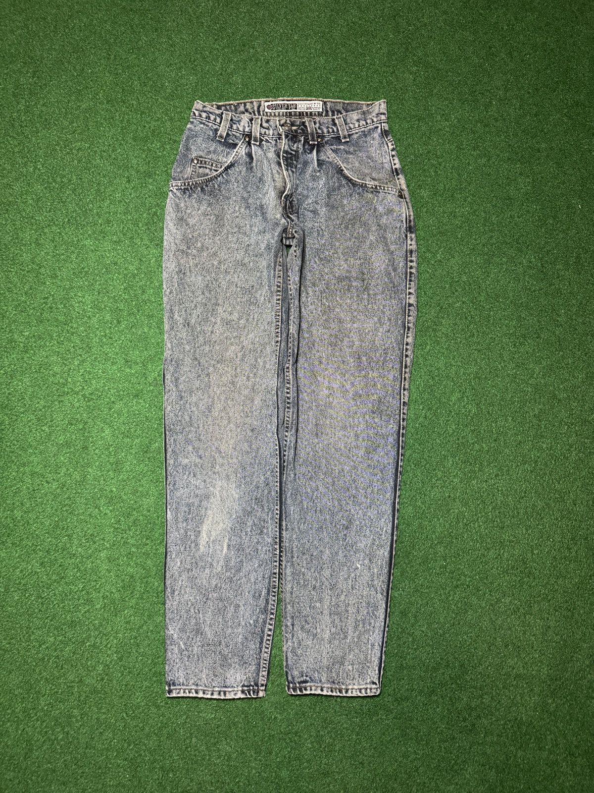 Levi's Vintage Clothing Vintage 90s Silvertab Levi’s Acid Wash Relaxed Taper Jeans Size US 30 / EU 46 - 3 Thumbnail