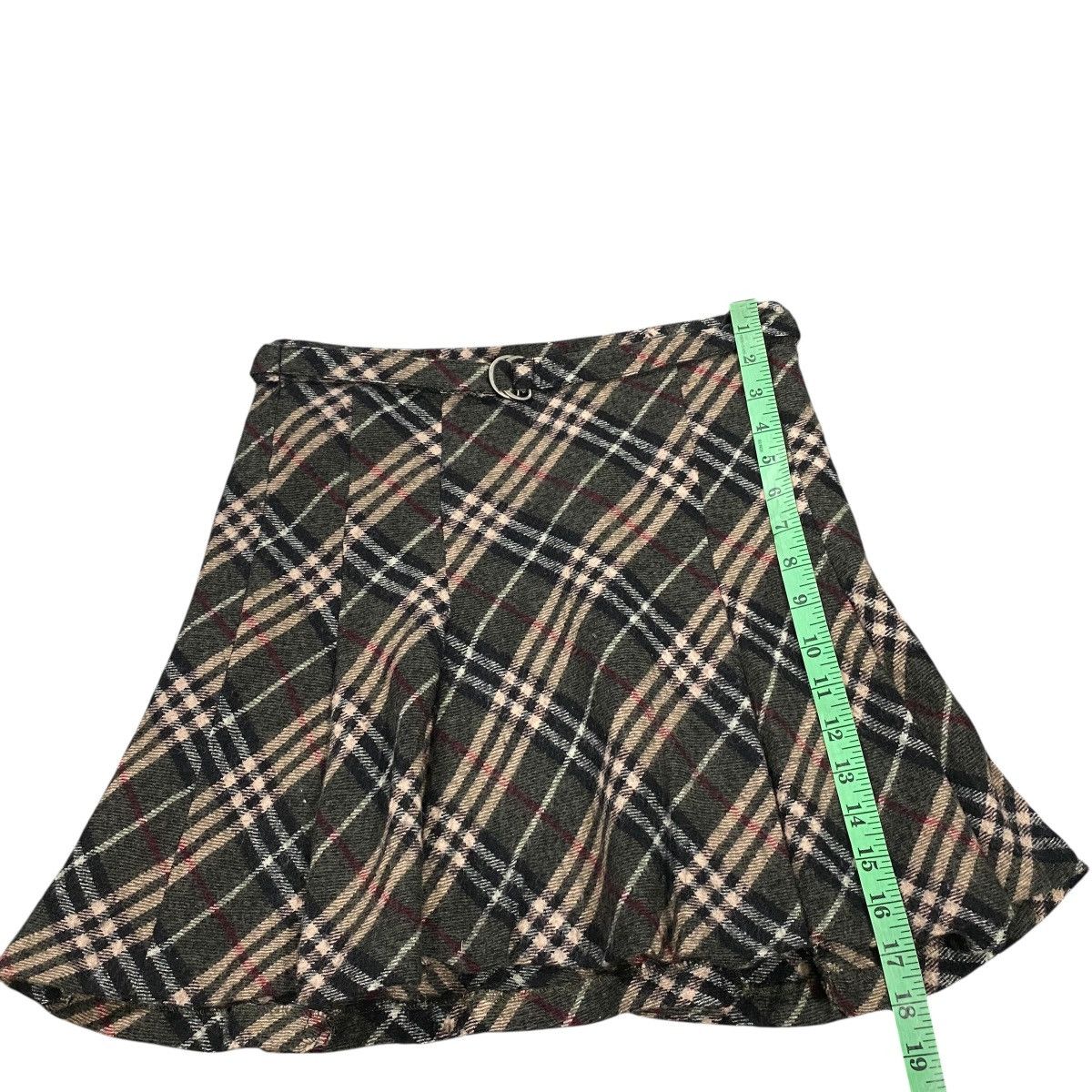 Burberry Burberry London Blue Label Nova Check Wool Mini Skirt Size 26" / US 2 / IT 38 - 12 Thumbnail