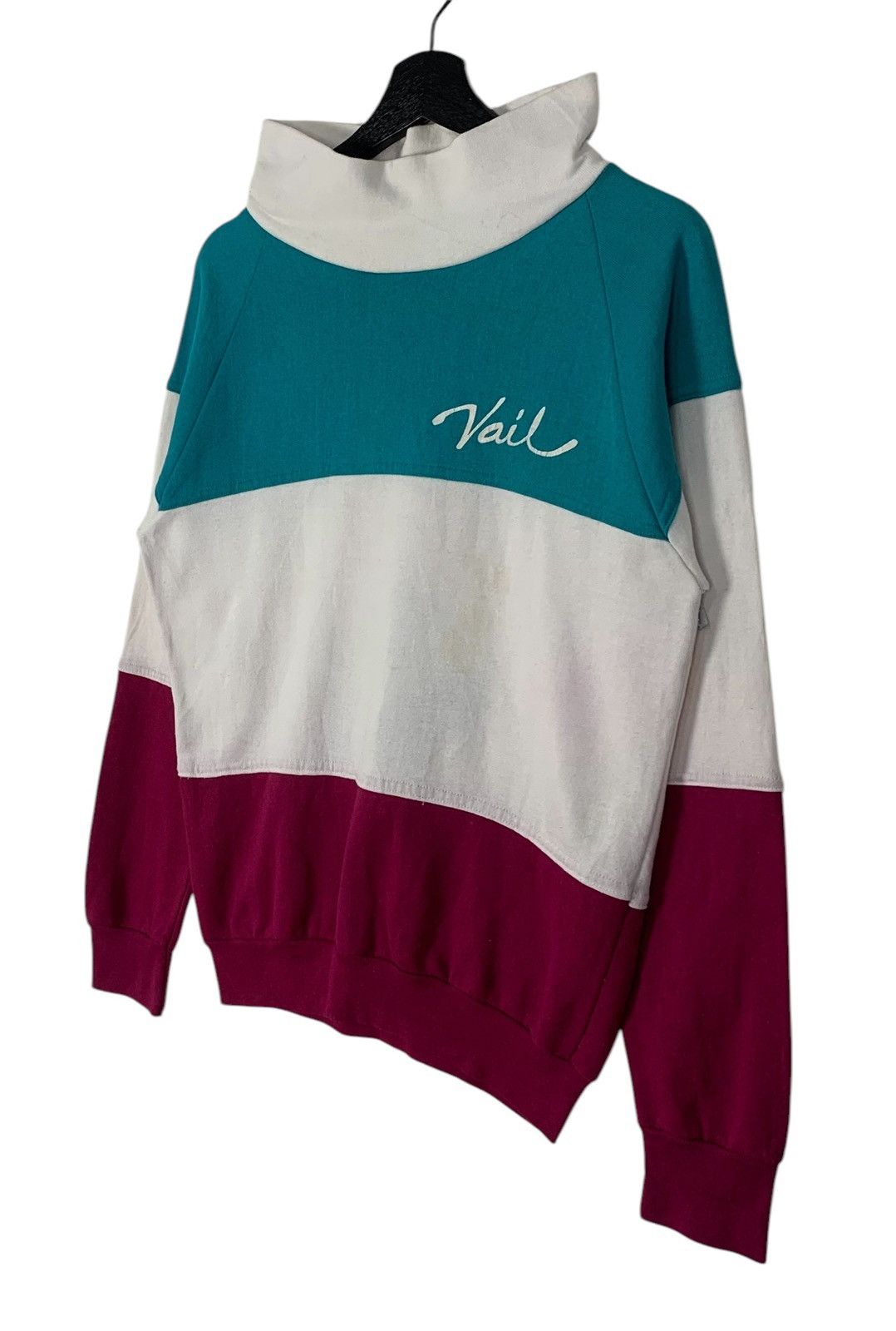 Vintage Vintage Eagle SportWear TurtleNeck MultiStripe Sweatshirt Size US M / EU 48-50 / 2 - 3 Thumbnail