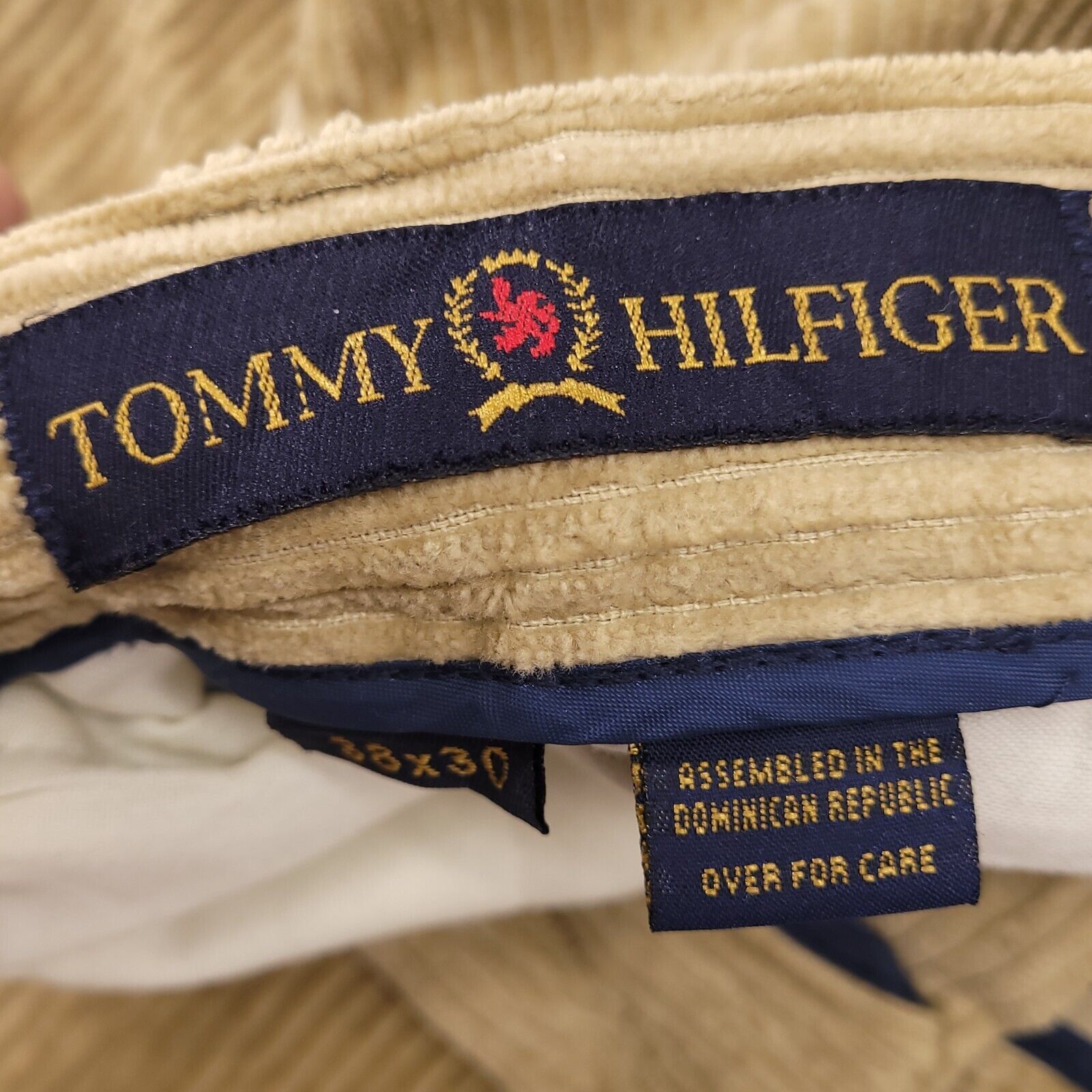 Tommy Hilfiger Tommy Hilfiger Button Chino Pants Mens Size 38x30 Beige Size US 38 / EU 54 - 3 Thumbnail