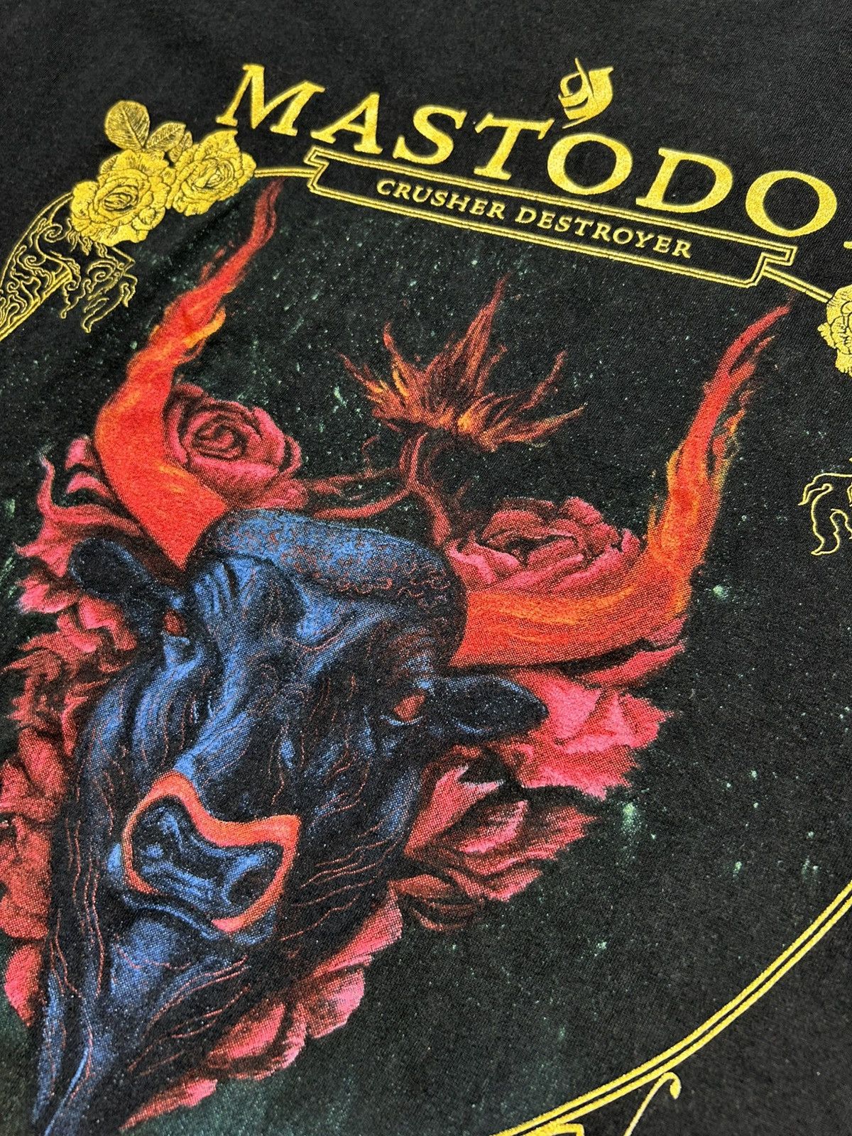 Band Tees Vintage Mastodon Crusher Destroyer Band T-Shirt Size US XL / EU 56 / 4 - 6 Thumbnail