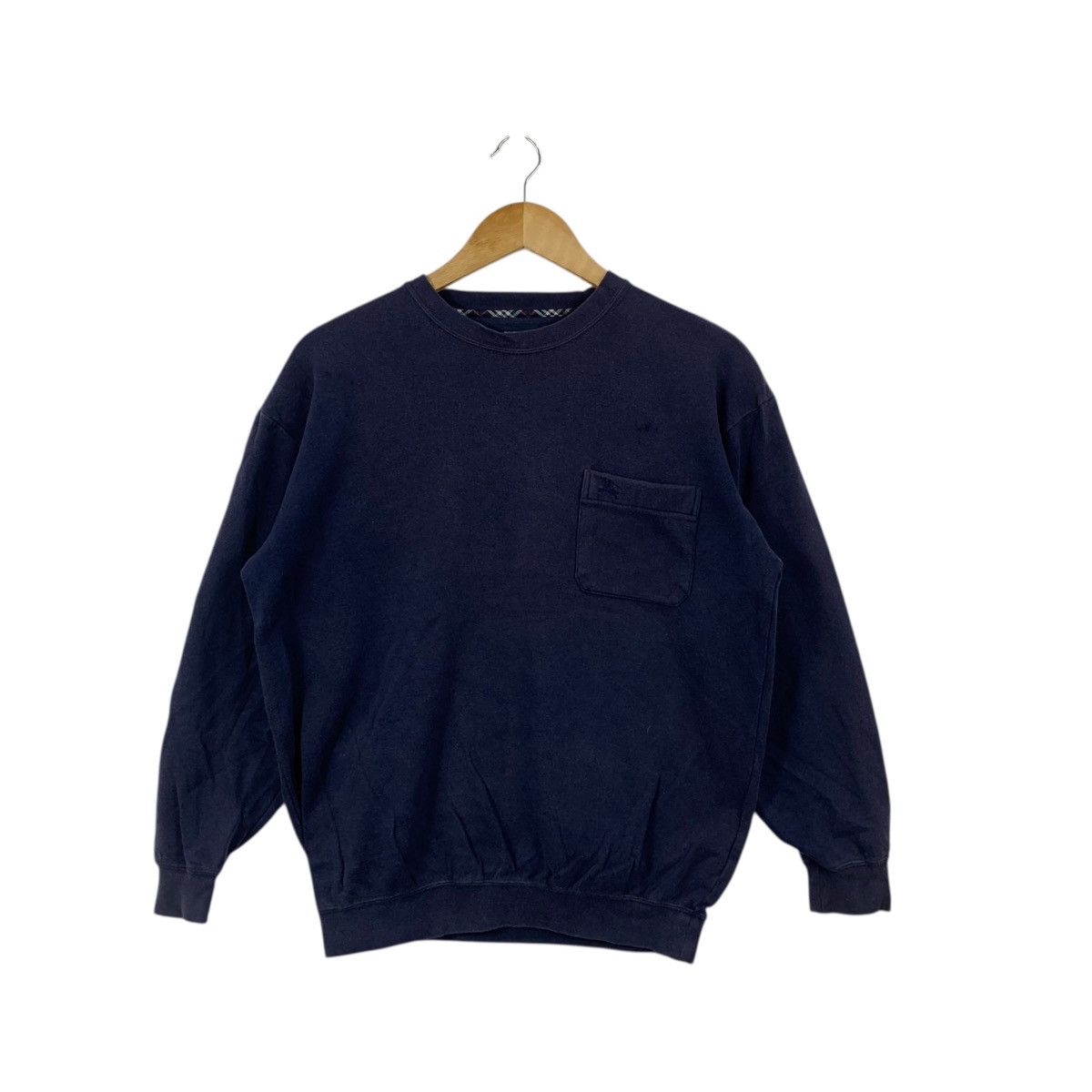 Burberry BURBERRY LONDON Nova Checks Pocket Sweatshirt Sweater Size M / US 6-8 / IT 42-44 - 3 Thumbnail