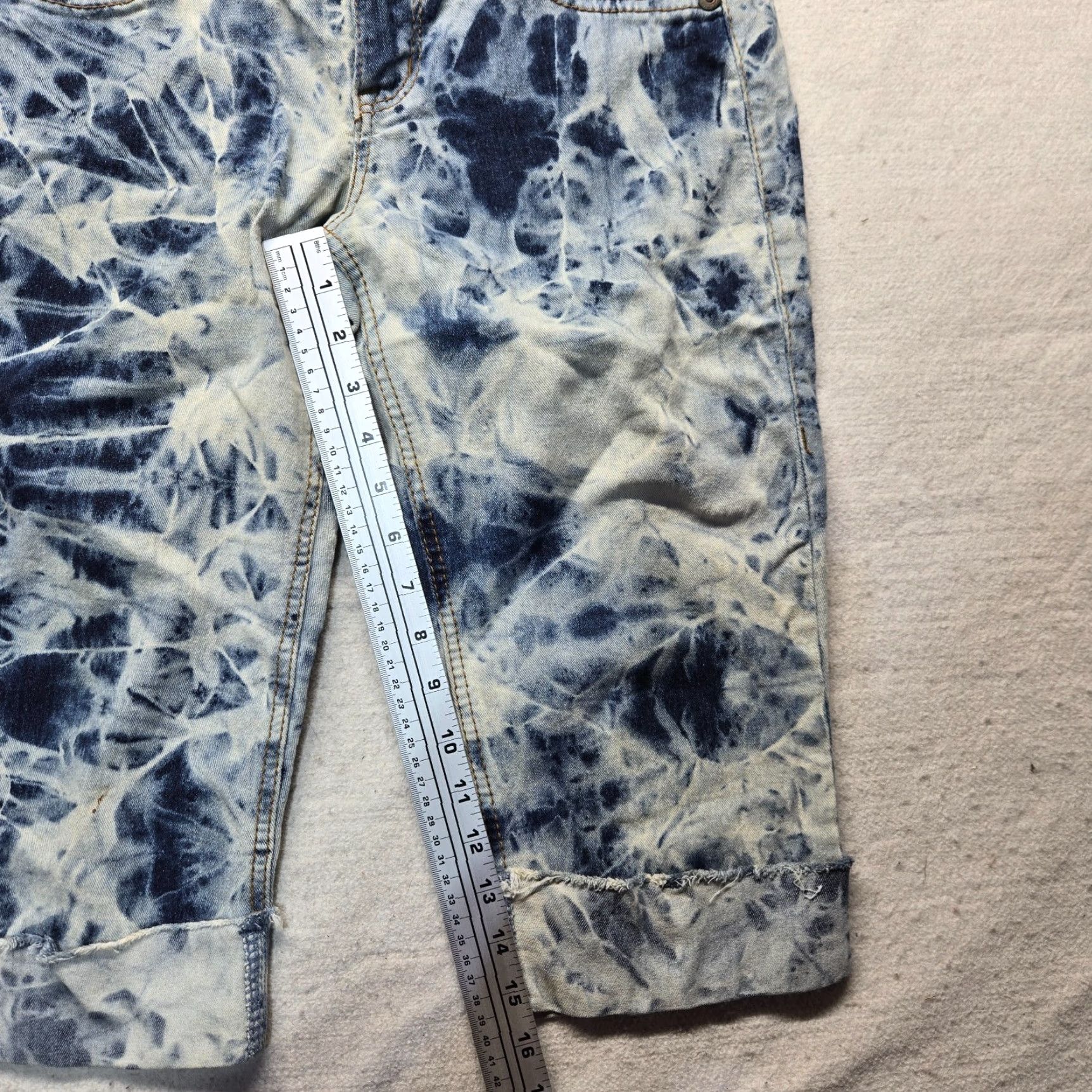 Vintage Bongo Jeans Capri Pants Blue Denim 11 Women's Adult Size Capris Size 32" / US 10 / IT 46 - 5 Thumbnail