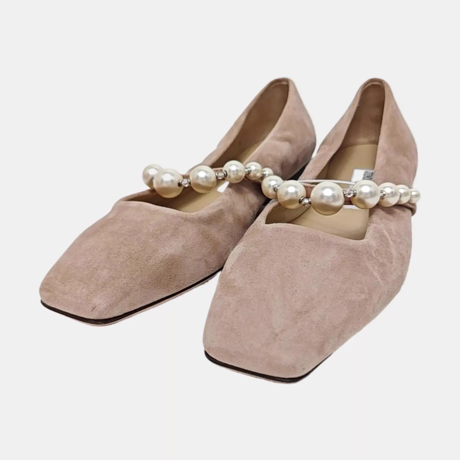 Jimmy Choo Jimmy Choo women's 37 shoes nude pink Size US 6.5 / IT 36.5 - 2 Thumbnail