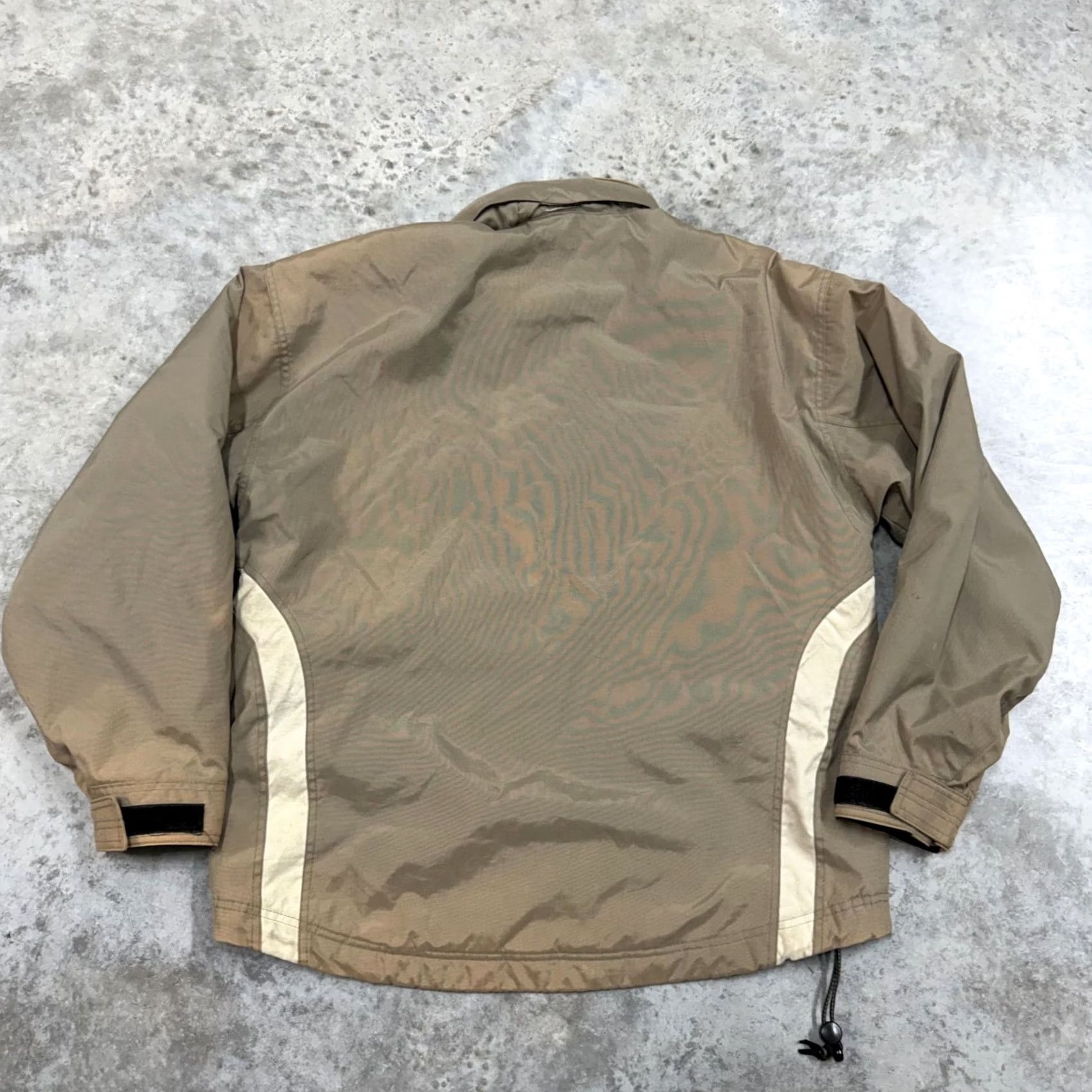 Gap Gap Jacket Mens M Beige Nylon Hooded Full Zip Insulated Windbreaker Size US M / EU 48-50 / 2 - 3 Thumbnail