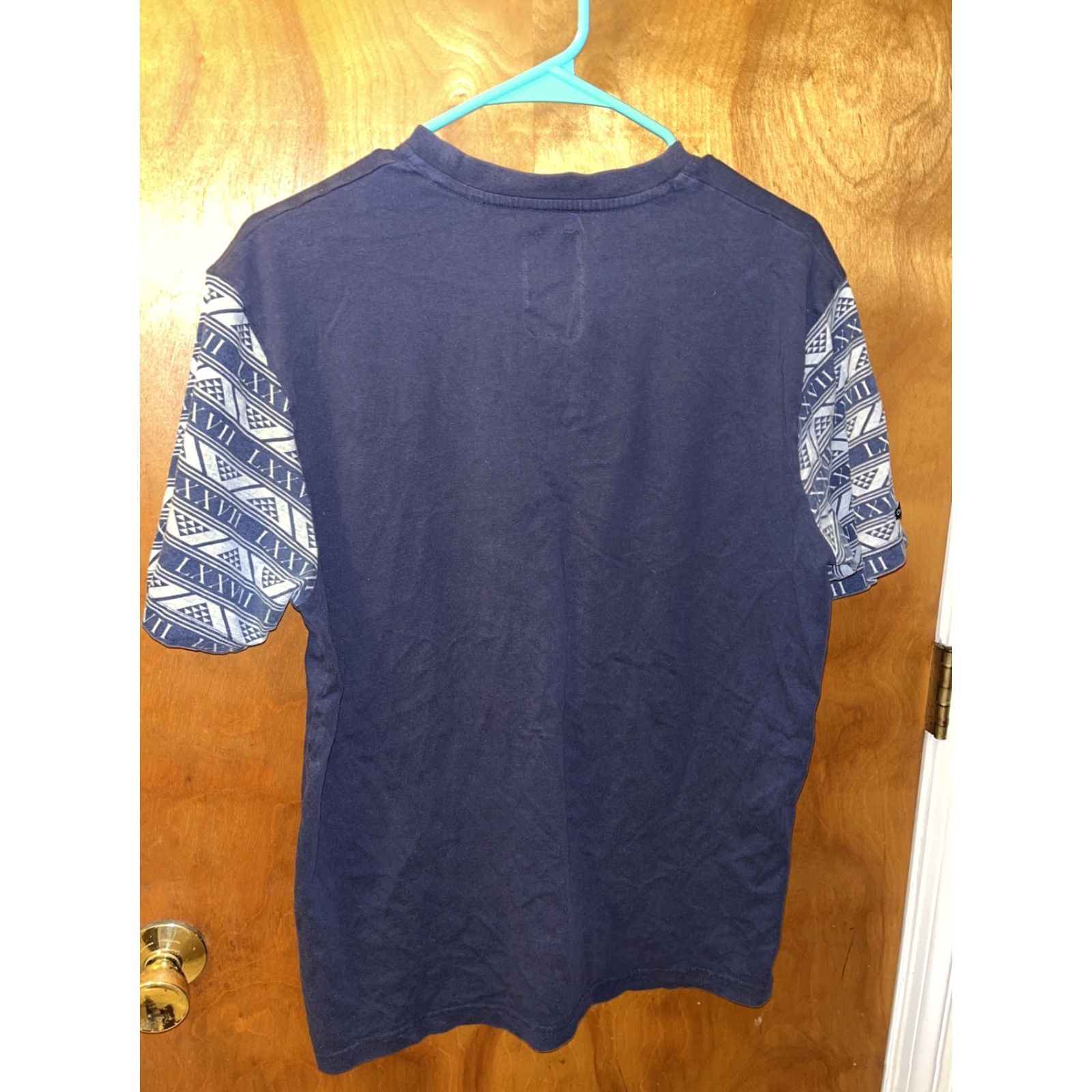 Vintage Play Cloths Men's Large Navy Blue T-Shirt Short Sleeve Crew Neck Cotton Logo Graphic Print Hip Hop 2020s Size US L / EU 52-54 / 3 - 4 Thumbnail