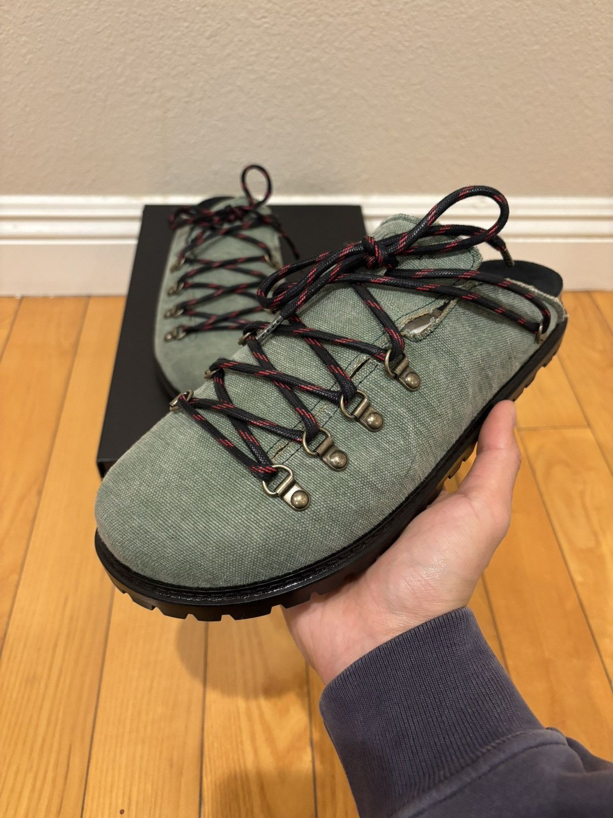 Fugazi Fugazi Tibet Olive Canvas Size US 12 / EU 45 - 4 Thumbnail
