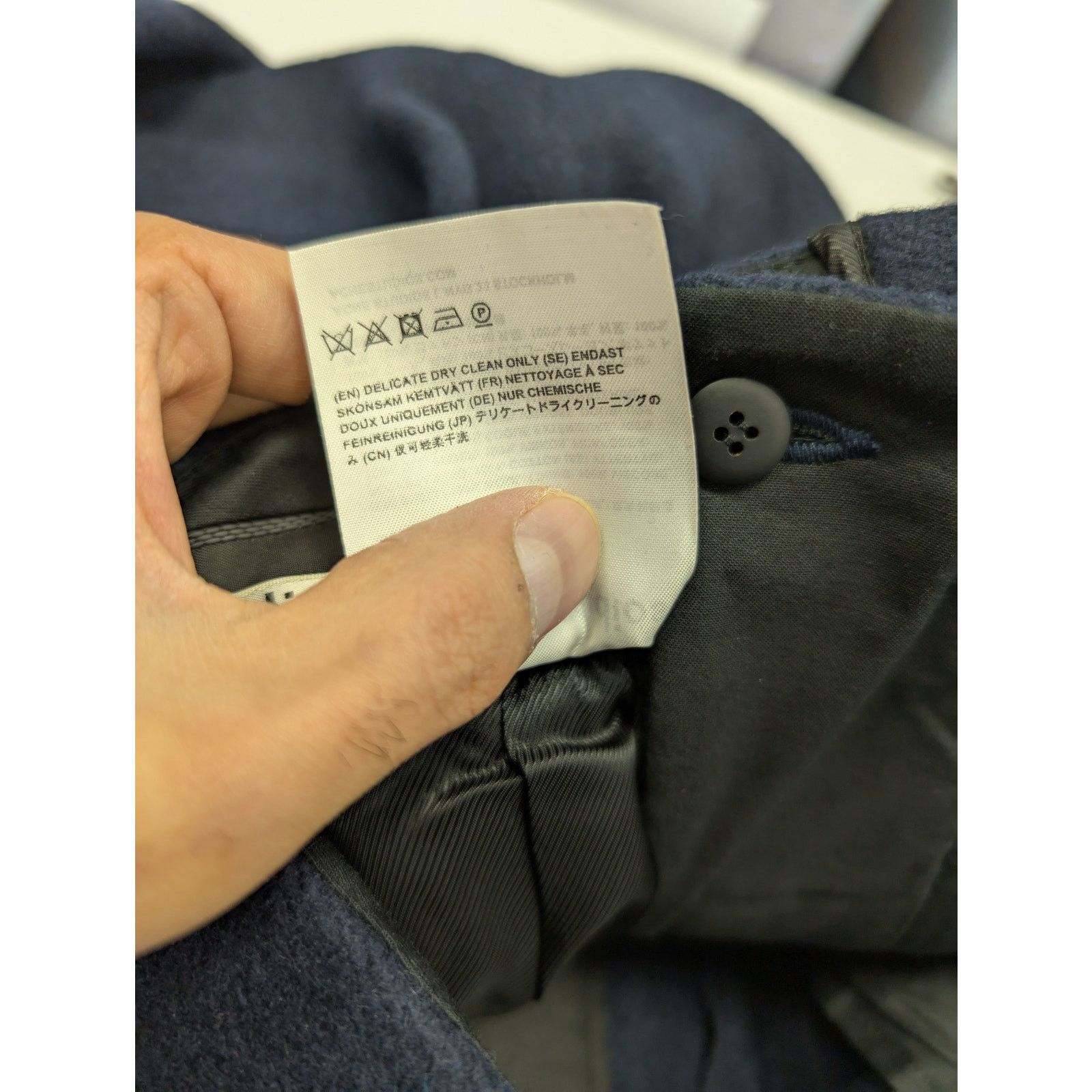 Acne Studios o1rshd1 Casual Pants in Navy Blue Size US 32 / EU 48 - 17 Thumbnail