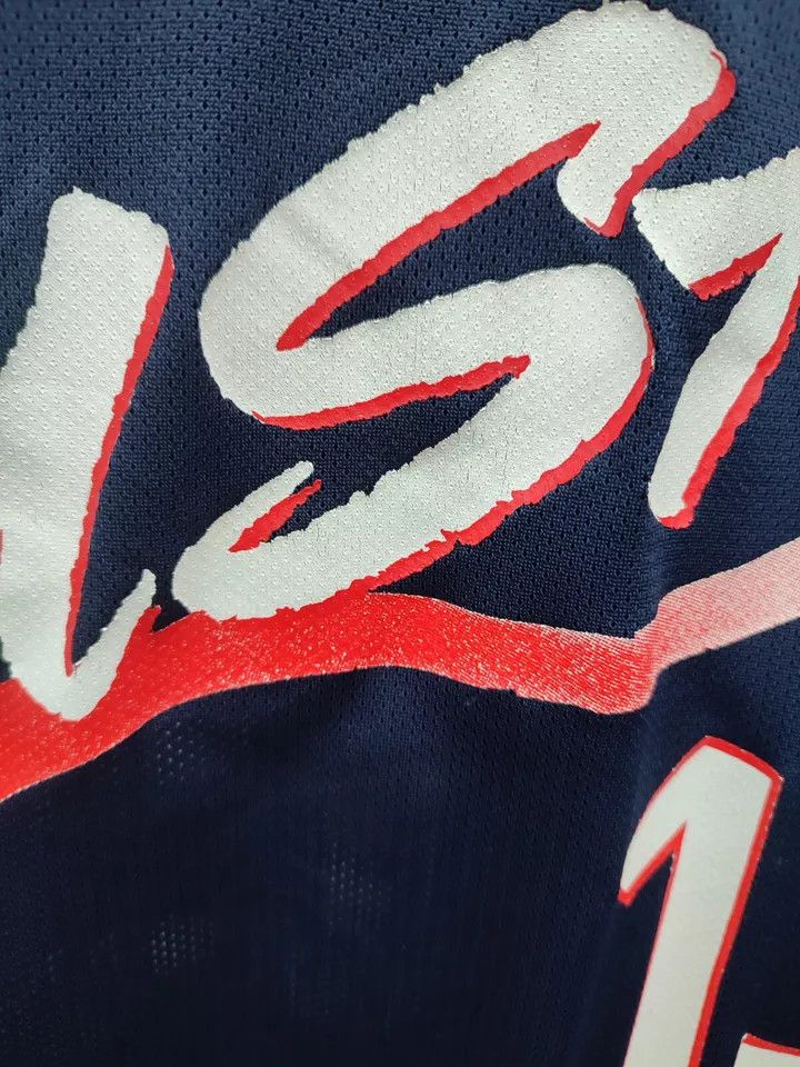 NBA Vintage Champion Hakeem Olajuwon Jersey Team USA NEW Nba Size US S / EU 44-46 / 1 - 4 Thumbnail