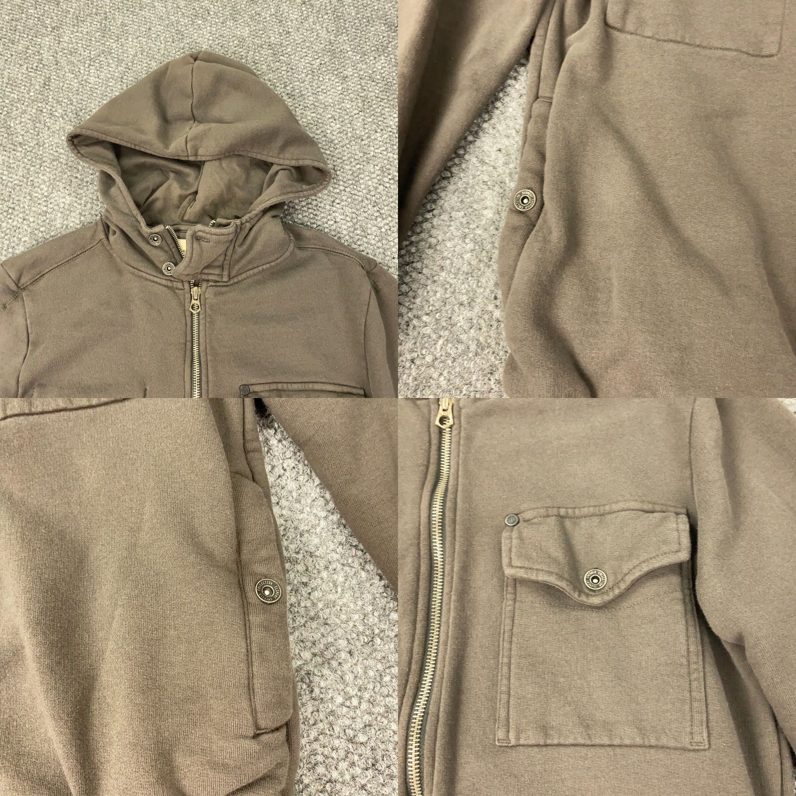 Element Element Emeralds Hoodie Womens Small Gray Full Zip Sweatshirt Size S / US 4 / IT 40 - 8 Thumbnail