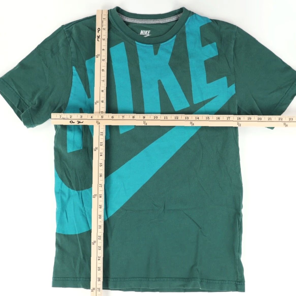 Nike Nike Sportswear Large Logo Solid T-Shirt Green Men's M Size US M / EU 48-50 / 2 - 3 Thumbnail