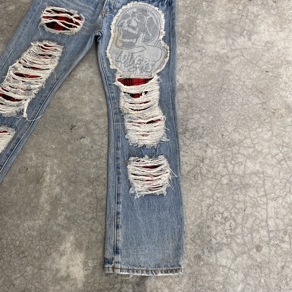 A.F.F.A. Vintage Lover’s Rock Japan Distressed Jeans Size US 30 / EU 46 - 7 Thumbnail