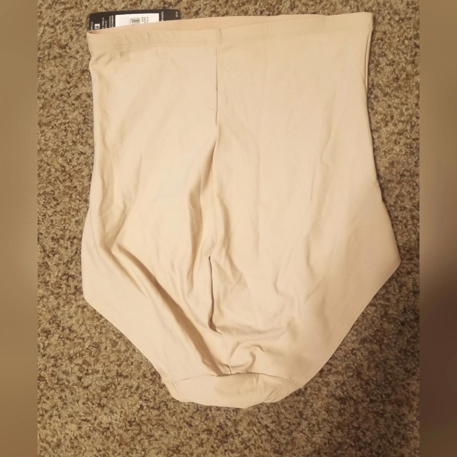 TCB Jeans NWT TC Moderate Control Hi Waist Briefs Warm Beige 1X Size ONE SIZE - 2 Thumbnail