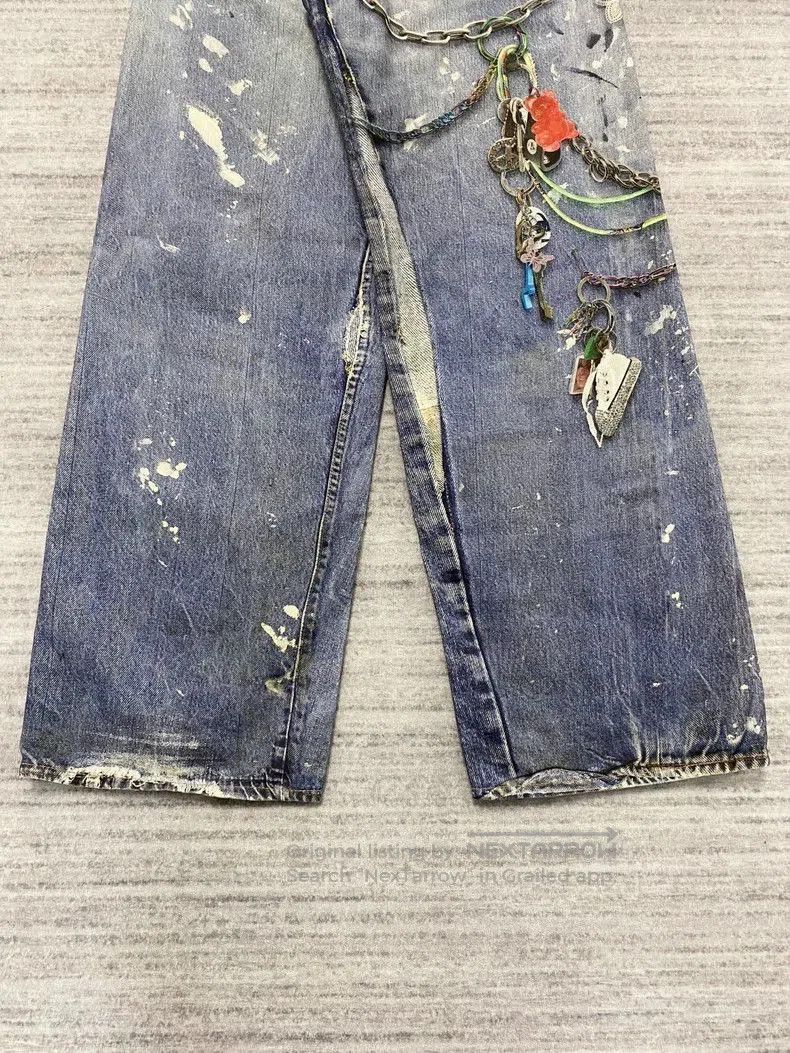 Acne Studios Digital Print 3D Baggy Jeans. Size US 32 / EU 48 - 6 Thumbnail