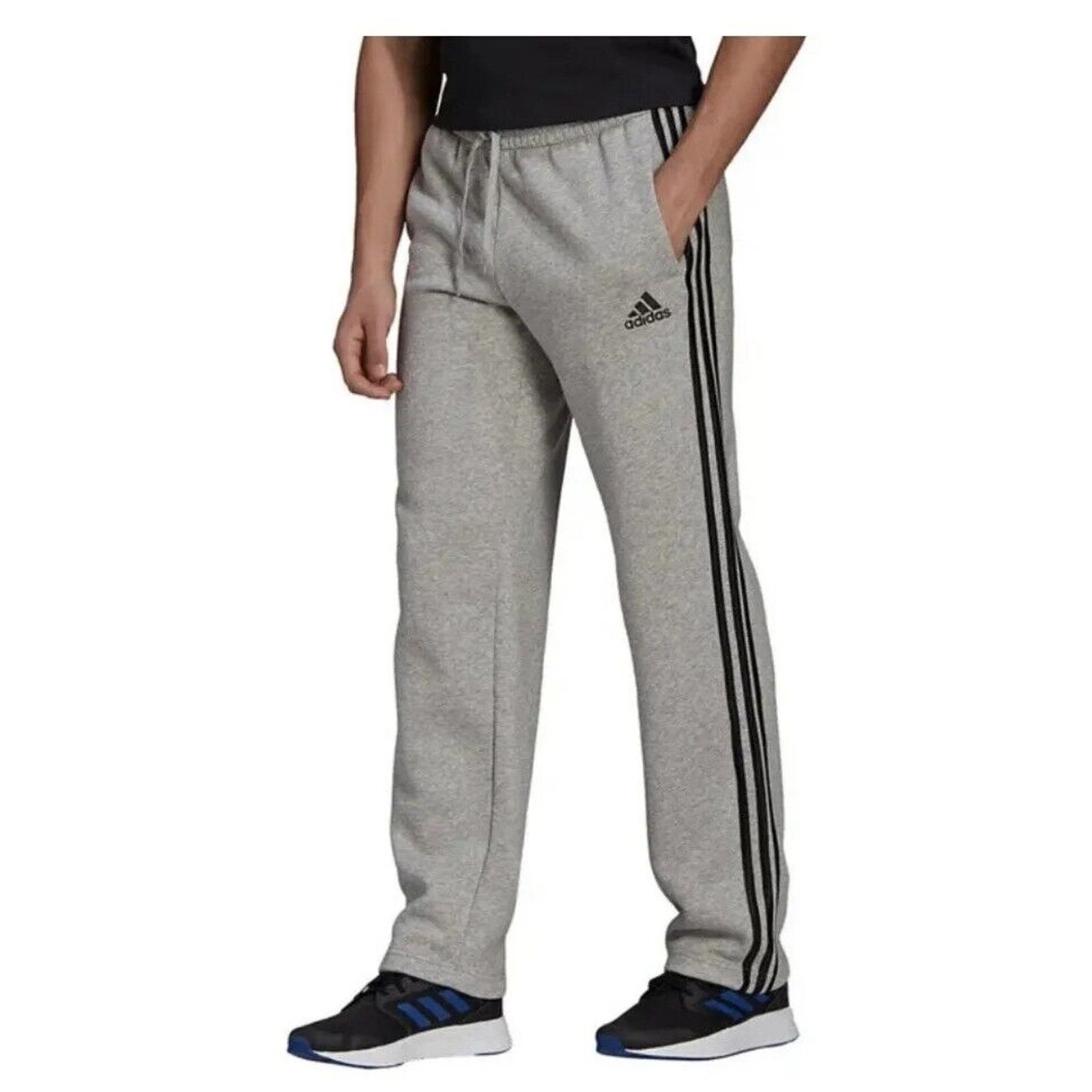 Adidas Adidas Sweatpants Men's 4XL Heather Gray Fleece Regular Fit Size US 44 / EU 60 - 1 Thumbnail