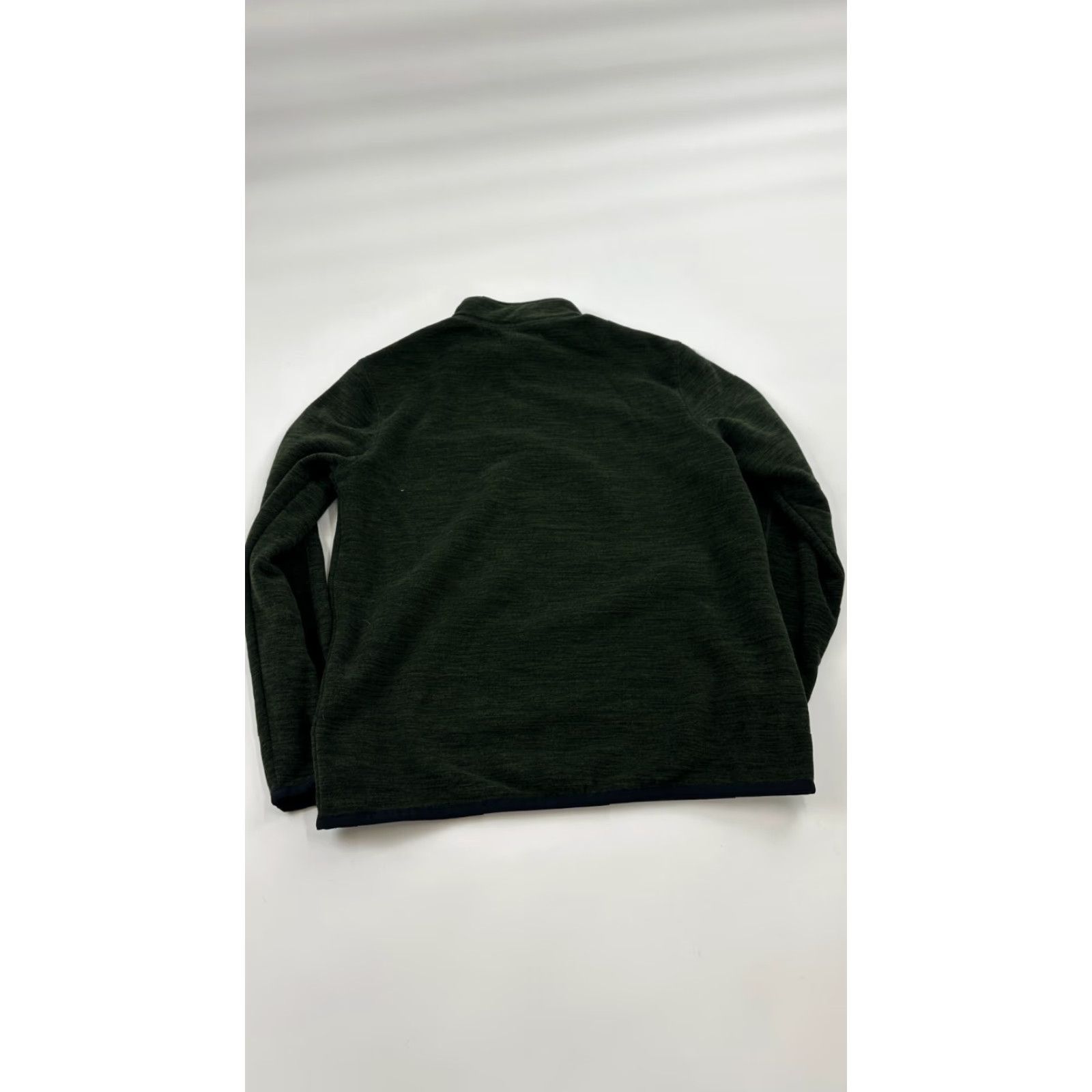 Banana Republic Banana Republic Sweatshirt Mens Medium Green Arctic Fleece Mock Neck Half Zip Size US M / EU 48-50 / 2 - 7 Thumbnail