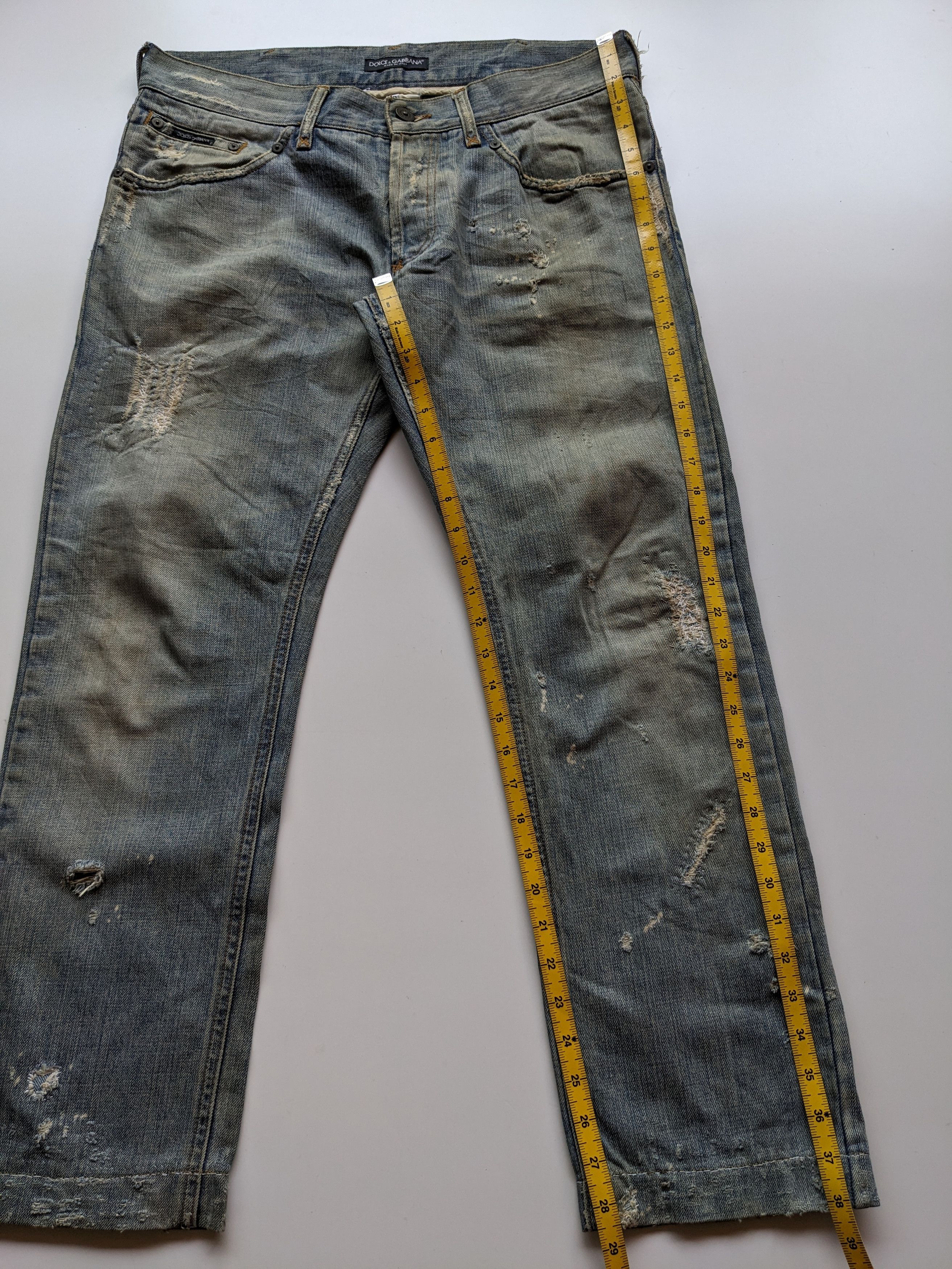 Dolce & Gabbana Dolce & Gabbana Hollywood cowboy distressed jeans Size US 35 - 8 Thumbnail