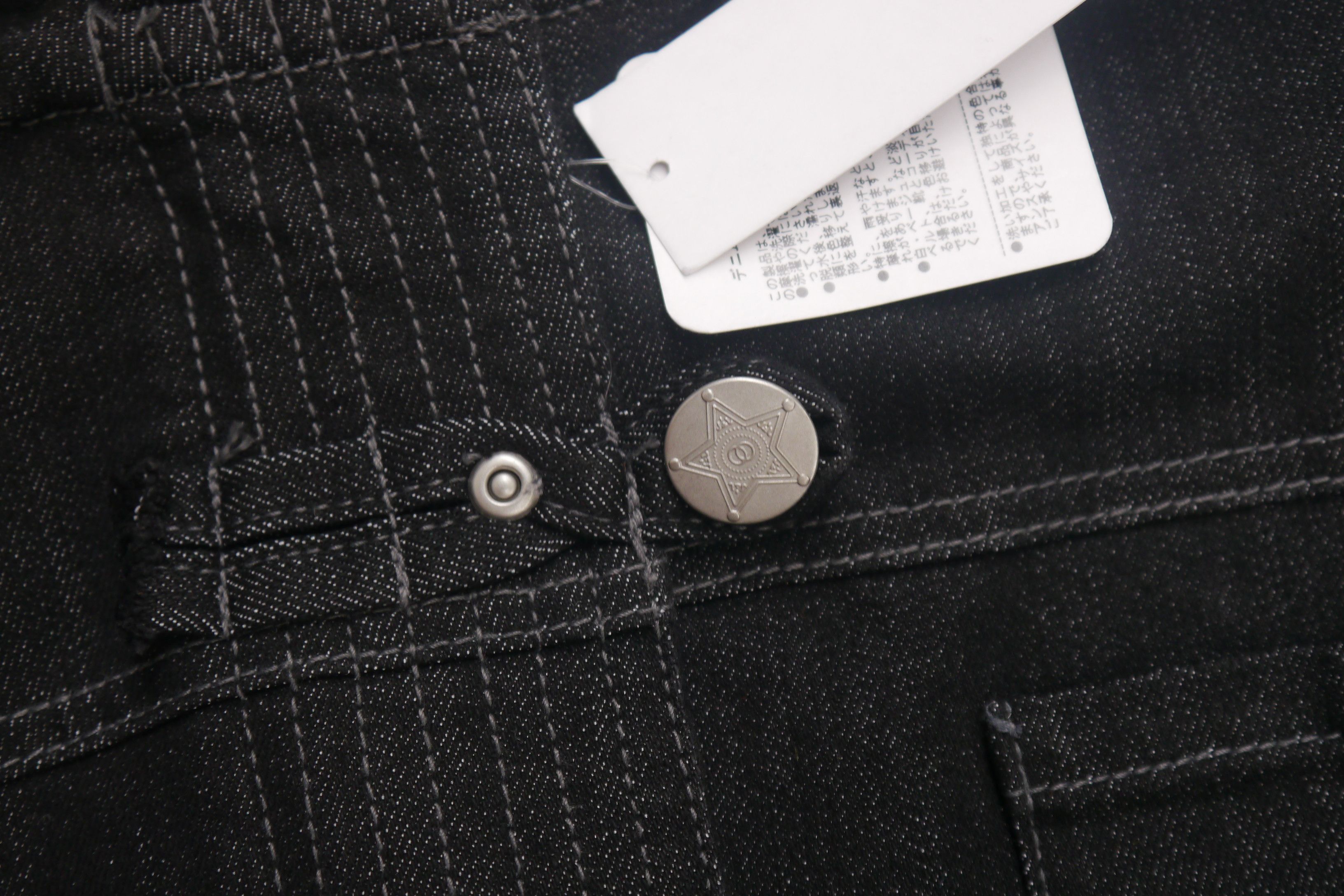 Japanese Brand (J775) Denimus Japan Black Stretch Denim Hood Women Coat XL Size XL / US 12-14 / IT 48-50 - 7 Thumbnail