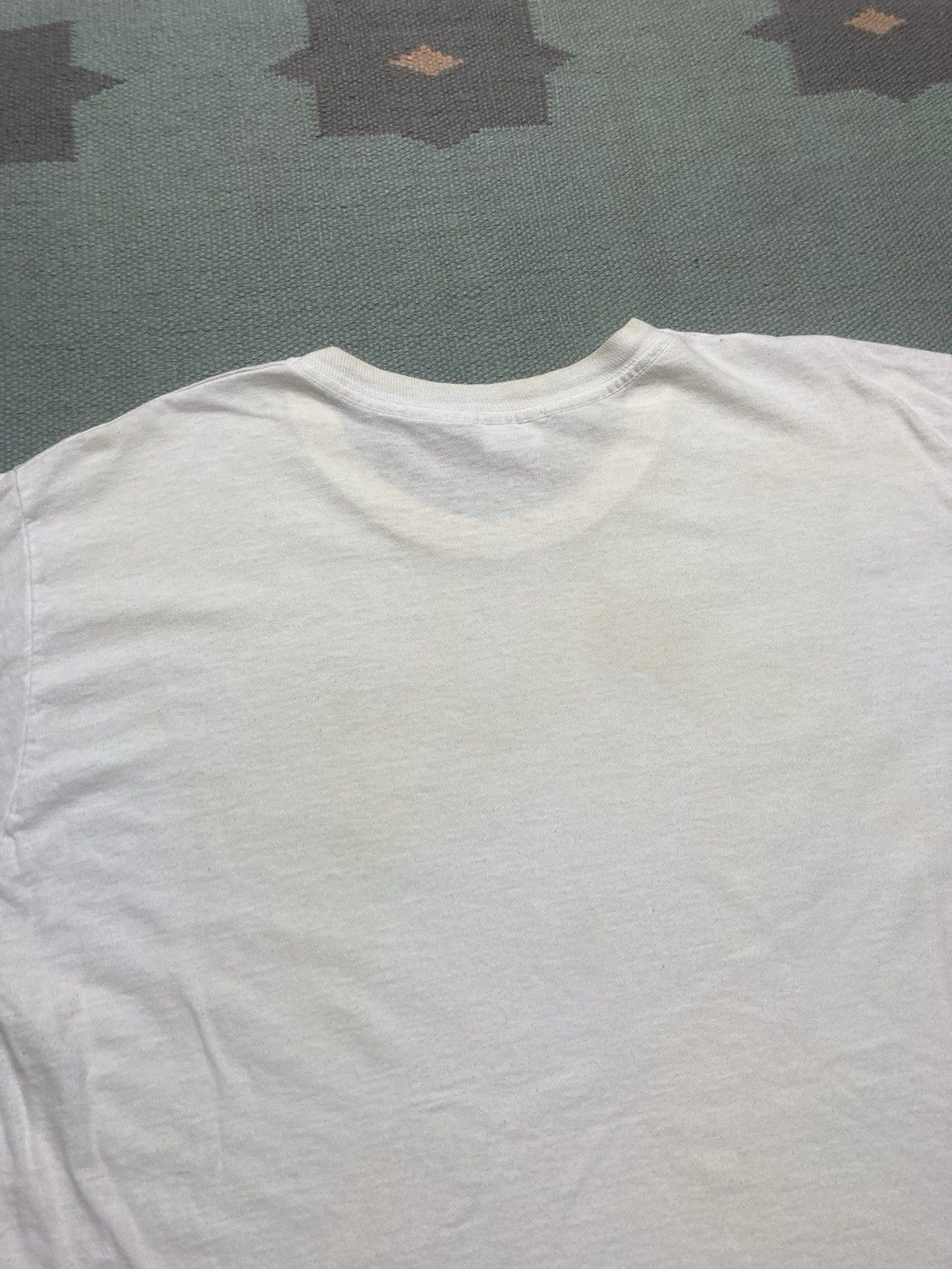 Vintage 80s blank white t shirt fruit of loom grunge worn soft XL Size US L / EU 52-54 / 3 - 8 Thumbnail